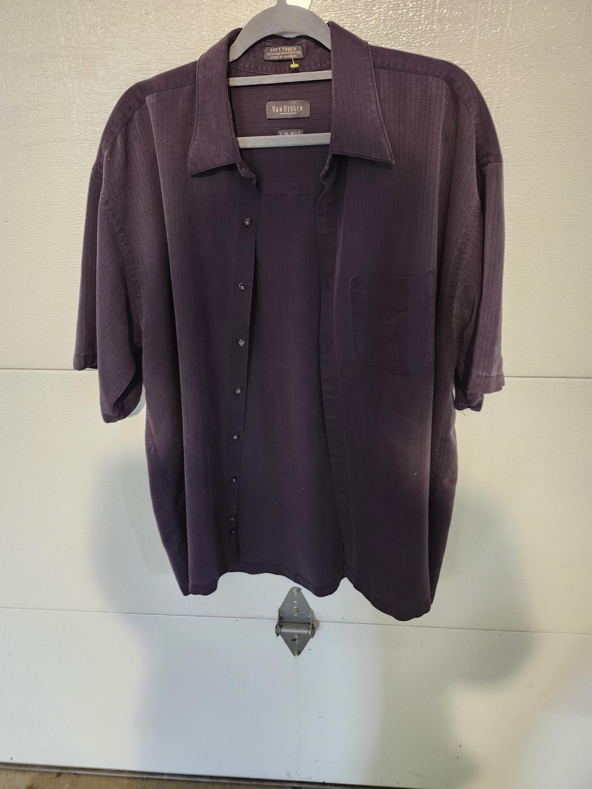 Designer Van Husan short sleeve Size 42R - 1 Preview