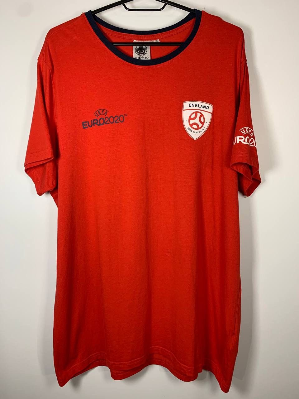Other Men’s England Euro 2020 Red T-Shirt – UEFA Soccer Fan Jersey Size US XL / EU 56 / 4 - 1 Thumbnail