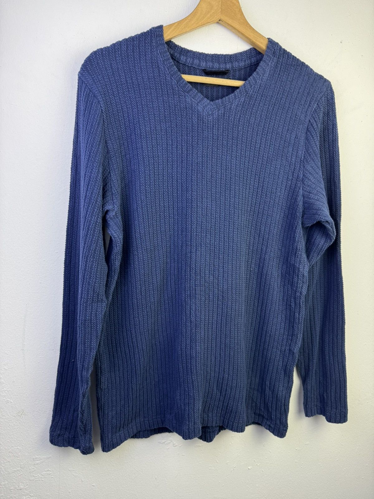 Tete Homme Tete Homme Issey Miyake Knit Shirt Size M / US 6-8 / IT 42-44 - 2 Thumbnail