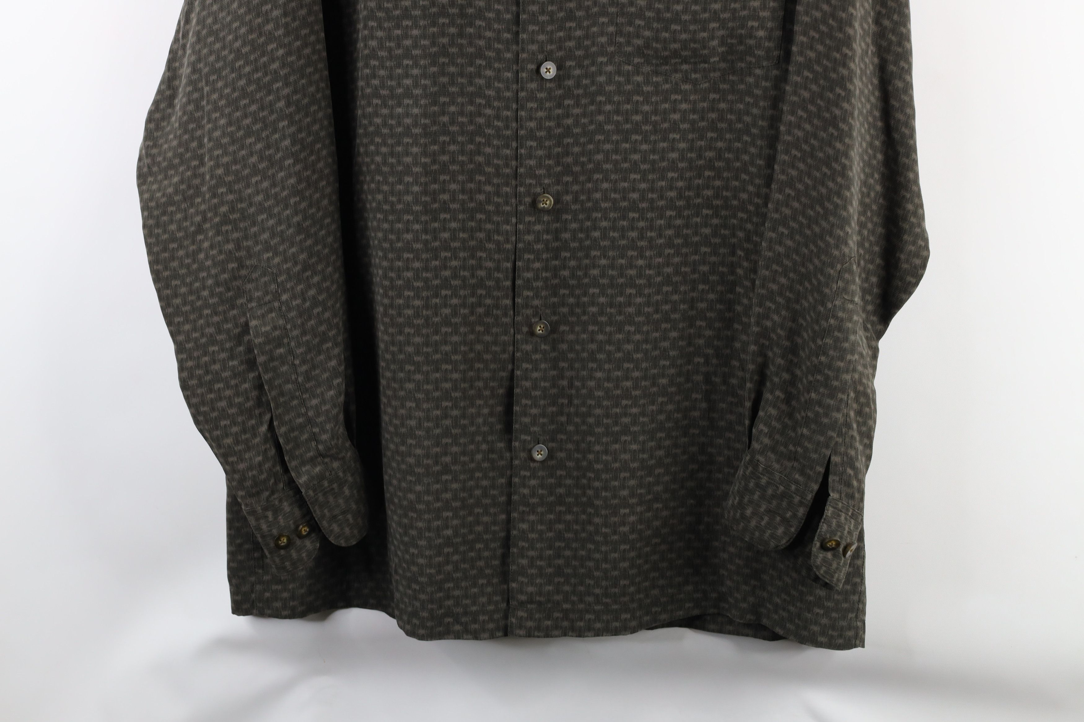 Vintage Vintage 90s Streetwear Long Sleeve Collared Button Shirt Size US M / EU 48-50 / 2 - 3 Thumbnail