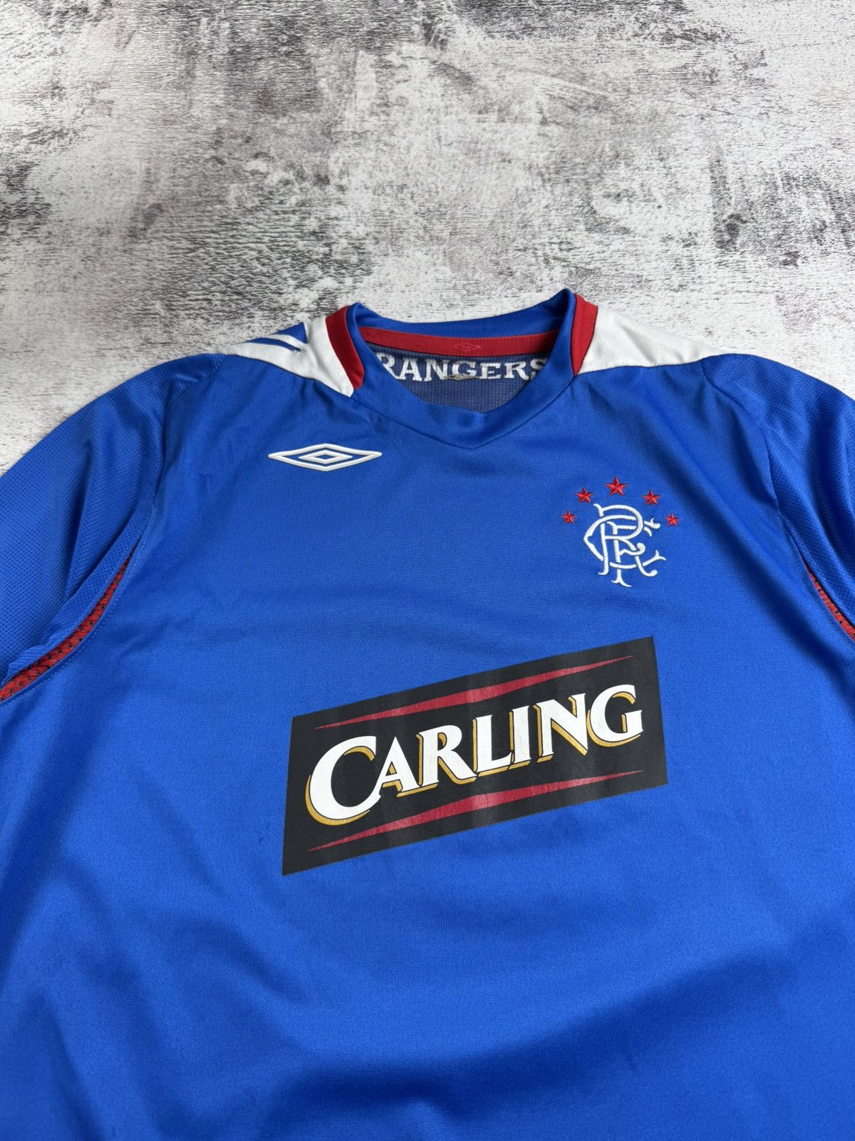 Umbro Rangers Glasgow 2006/2007 Blue Home Umbro Soccer Football T Shirt Jersey Kit Size US S / EU 44-46 / 1 - 7 Thumbnail