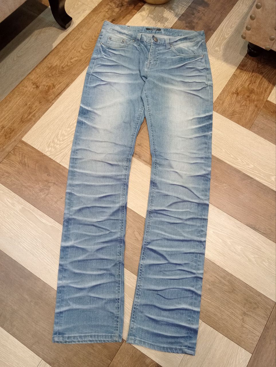 LAGUST BLUE WASHED STRETCH DENIM JEANS