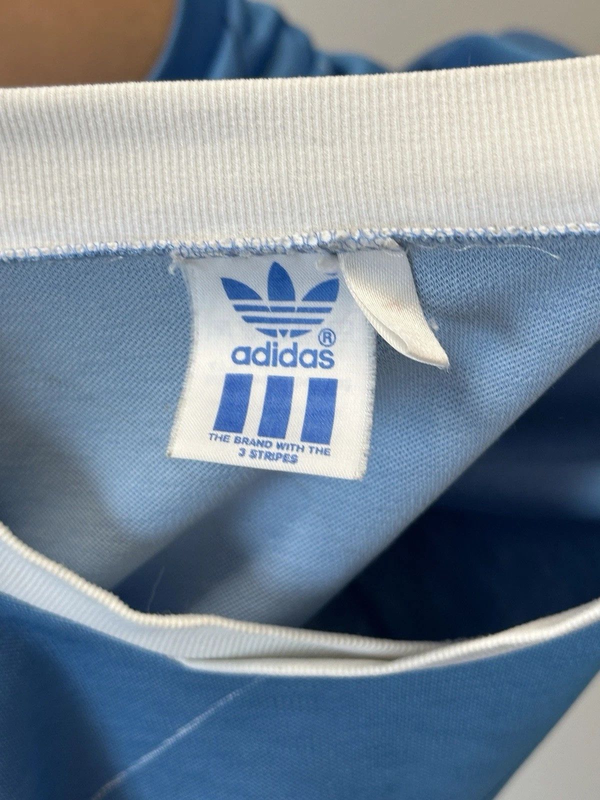 Adidas Vintage 1980s Adidas Shirt Template Long Sleeve Soccer Size US XL / EU 56 / 4 - 10 Thumbnail