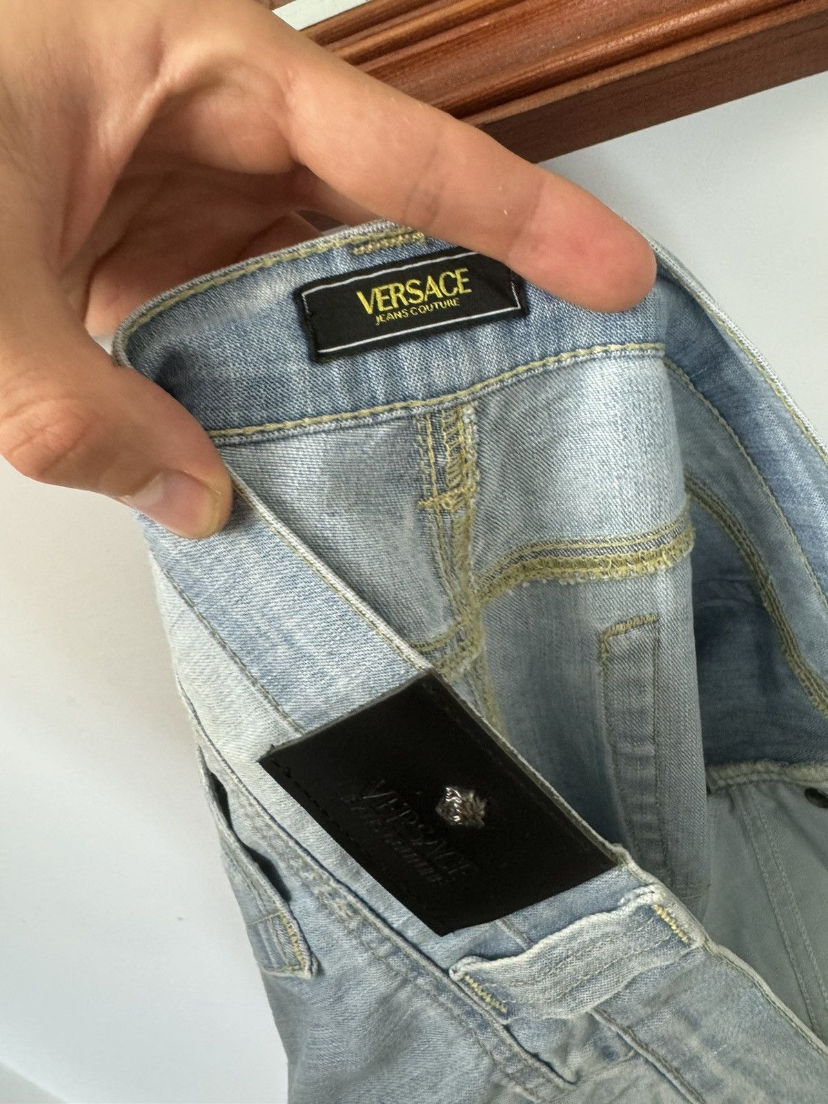 Versace Jeans Couture Versace Jeans Couture Avant Garde Jeans Denim Pant Zip Blue Size US 36 / EU 52 - 4 Thumbnail