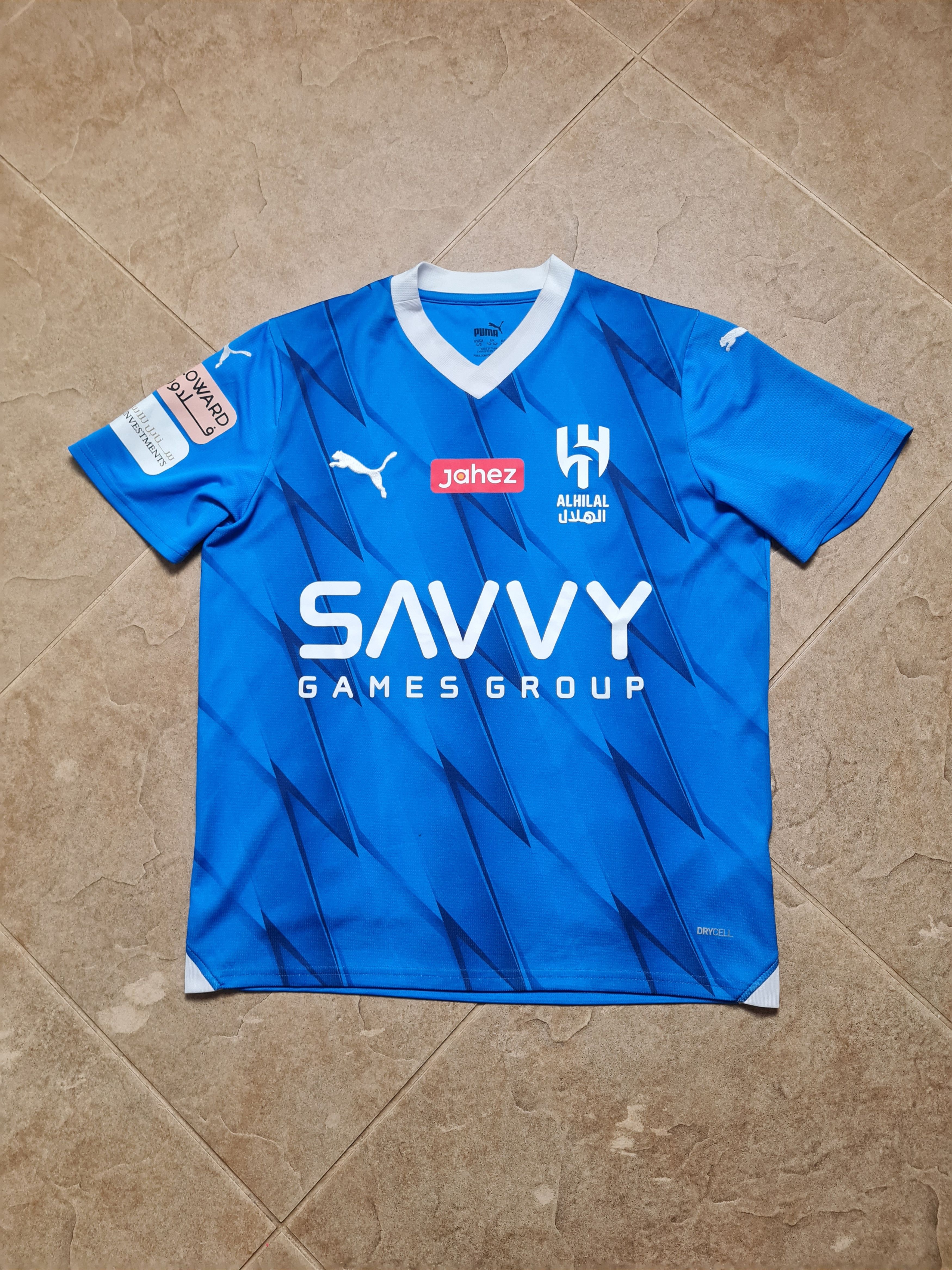 Puma Puma 2023-2024 Al-Hilal Home Soccer Shirt Neymar Jr #10 Size US S / EU 44-46 / 1 - 5 Thumbnail