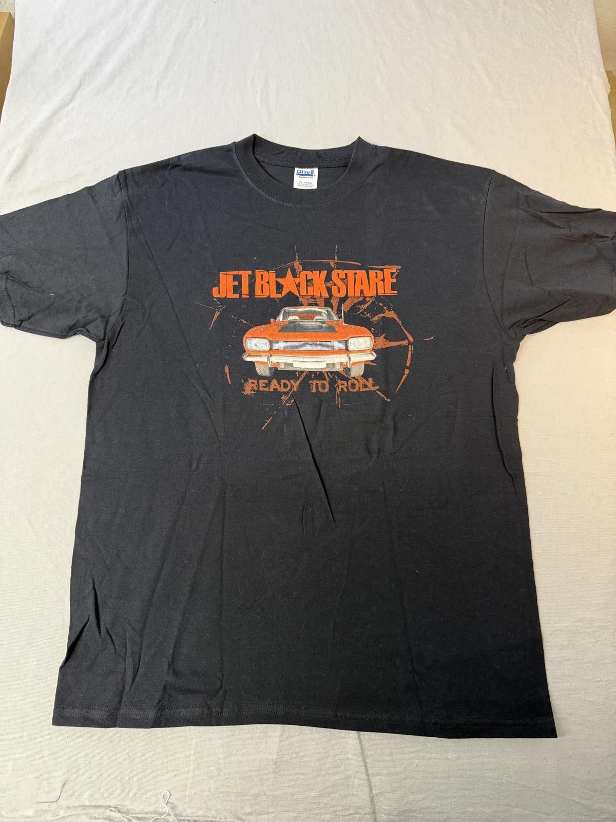 Designer Band Jet Black Stare T-shirt Ready To Roll Song Tee L Size US L / EU 52-54 / 3 - 1 Thumbnail