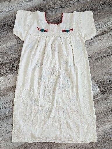 Handmade Handmade Mexican Dress One Size Embroidered One Size Size ONE SIZE - 4 Thumbnail