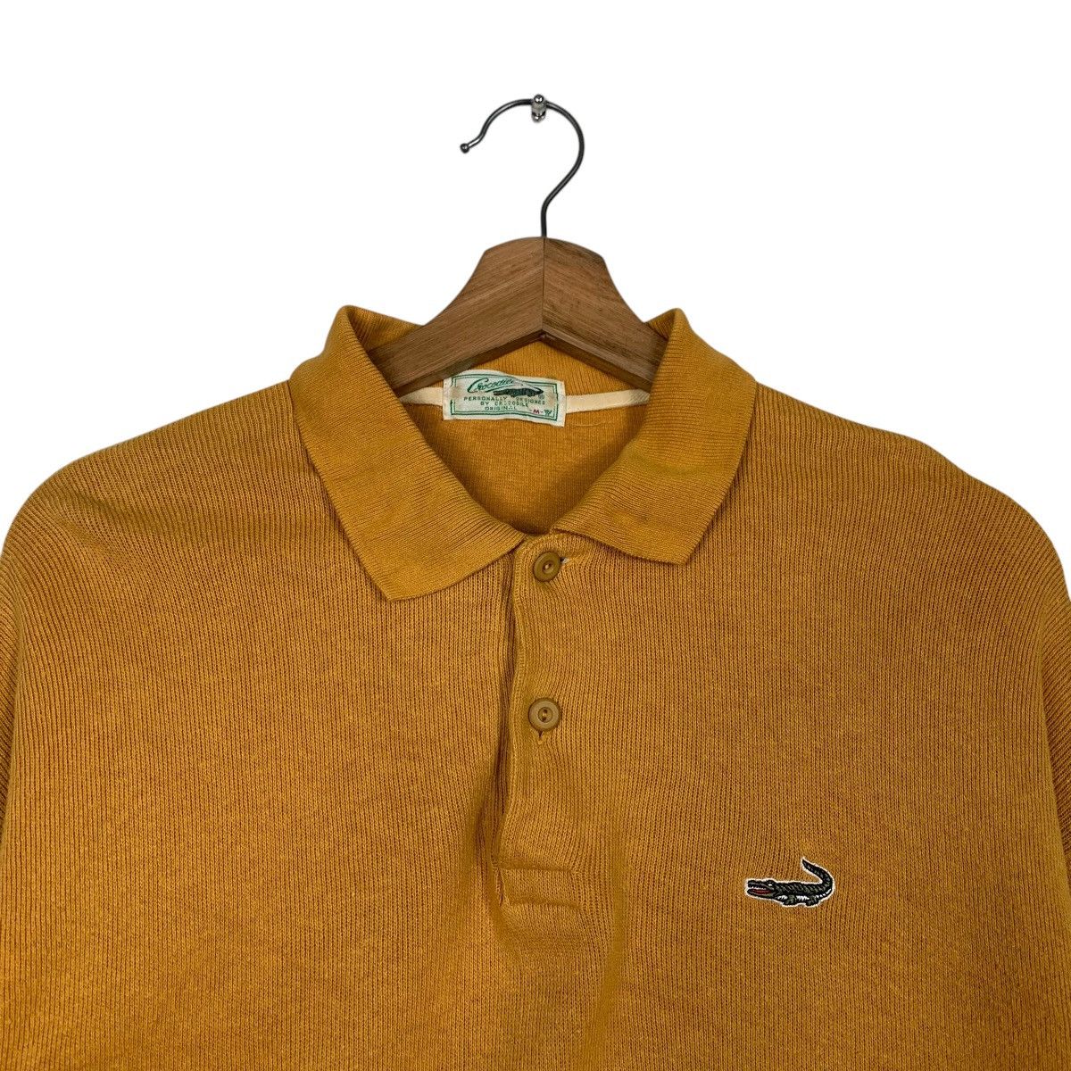 Japanese Brand Vintage CROCODILE Half Button Polo Sweatshirt #2403-C108 Size US M / EU 48-50 / 2 - 7 Thumbnail