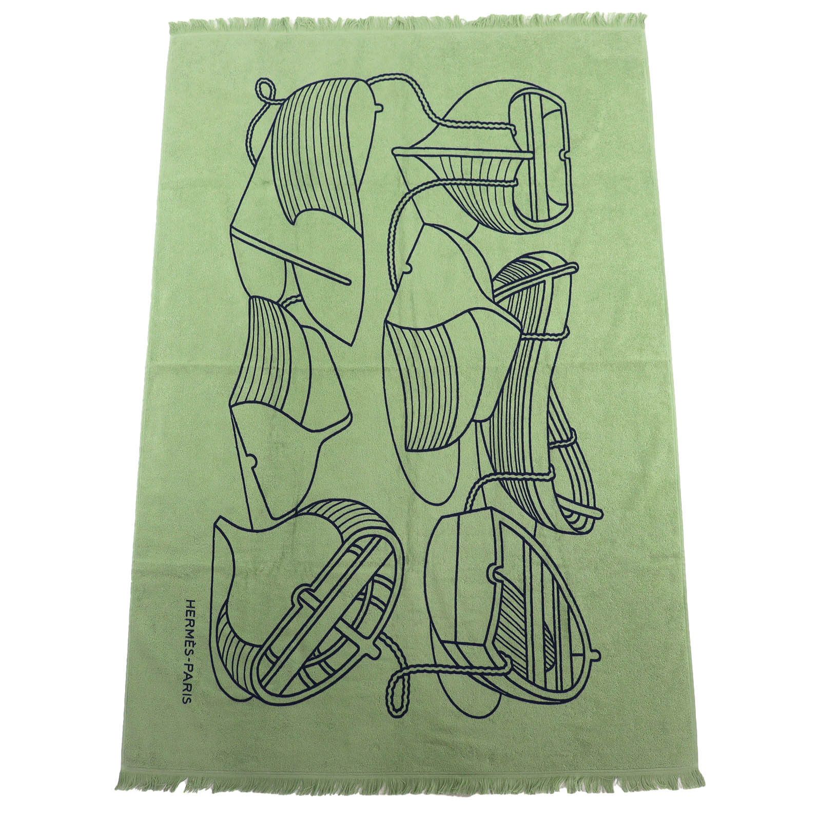 Hermes Hermes Hermes Yachting Plage Teresa Cotton Blanket Textile Other DUTY FREE for USA Size ONE SIZE - 1 Thumbnail