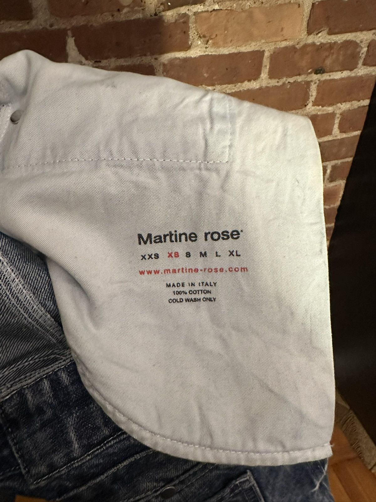 Martine Rose Marble Wash Boot Cut Jeans Size US 29 - 12 Thumbnail