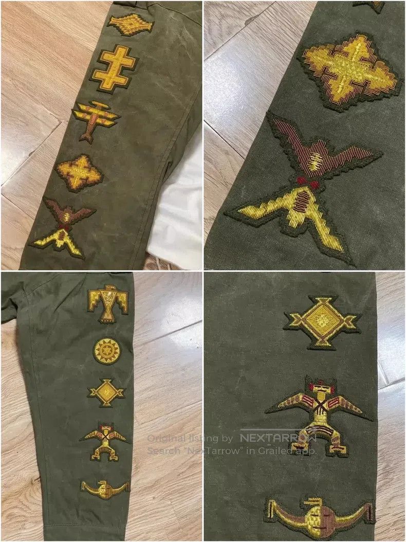 READYMADE Ready Made Indian Silk Metal Embroidered M-65 Jacket Size US M / EU 48-50 / 2 - 4 Thumbnail