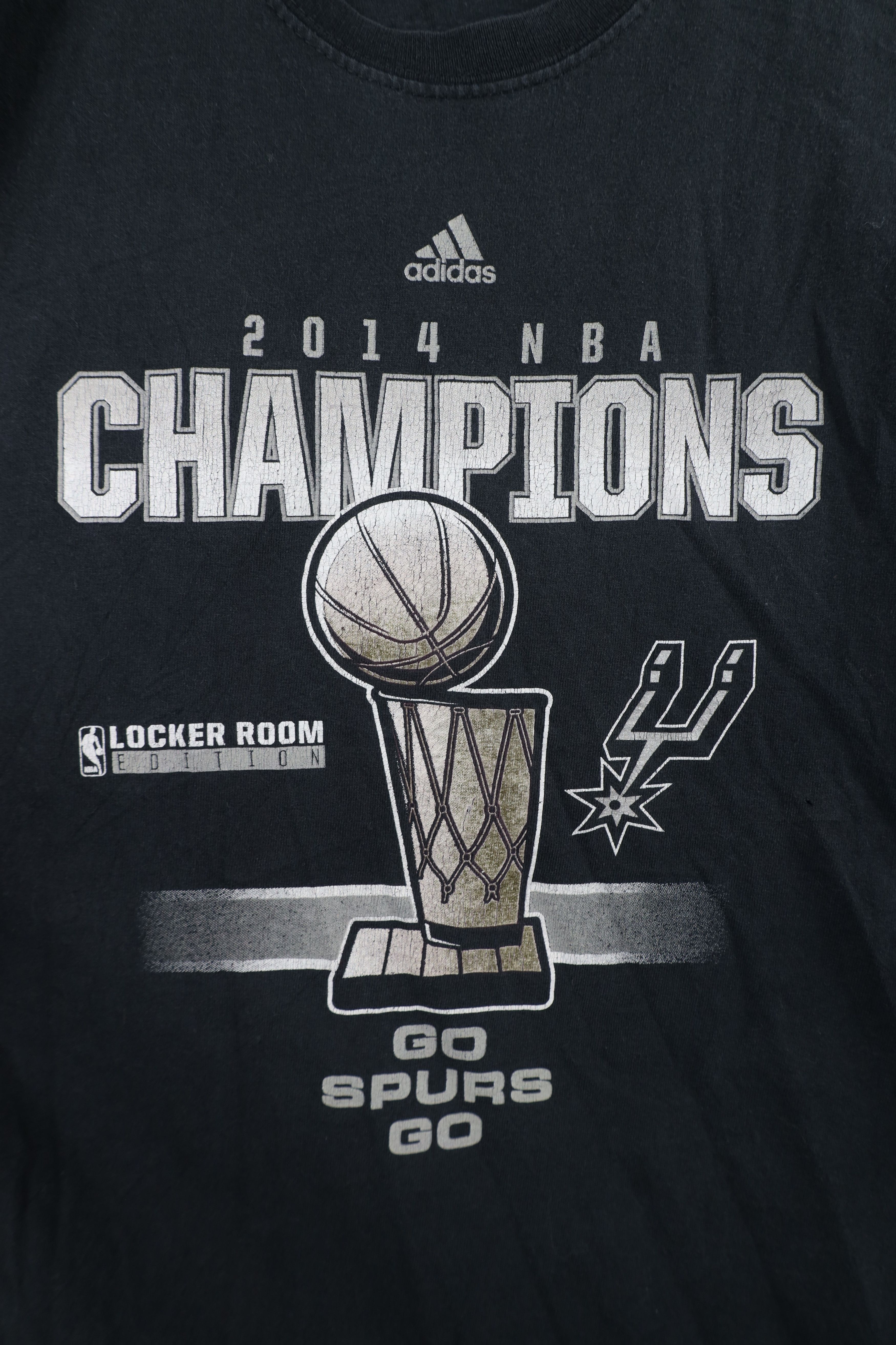 Adidas × Vintage Vintage Y2K Adidas 2014 Champs San Antonio Spurs T-Shirt Size US M / EU 48-50 / 2 - 4 Thumbnail