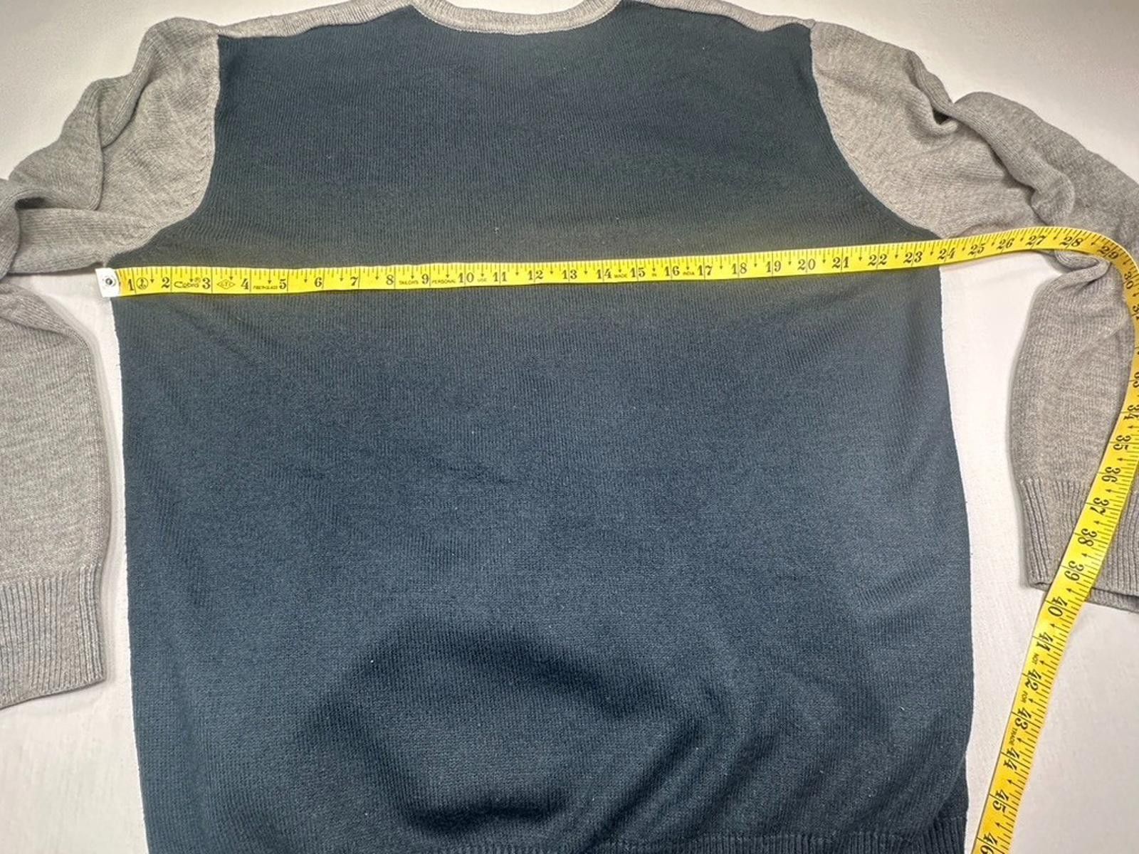 Pierre Cardin Pierre Cardin Argyle Pullover Sweater Gray/Blue Men's Large Size US L / EU 52-54 / 3 - 4 Thumbnail