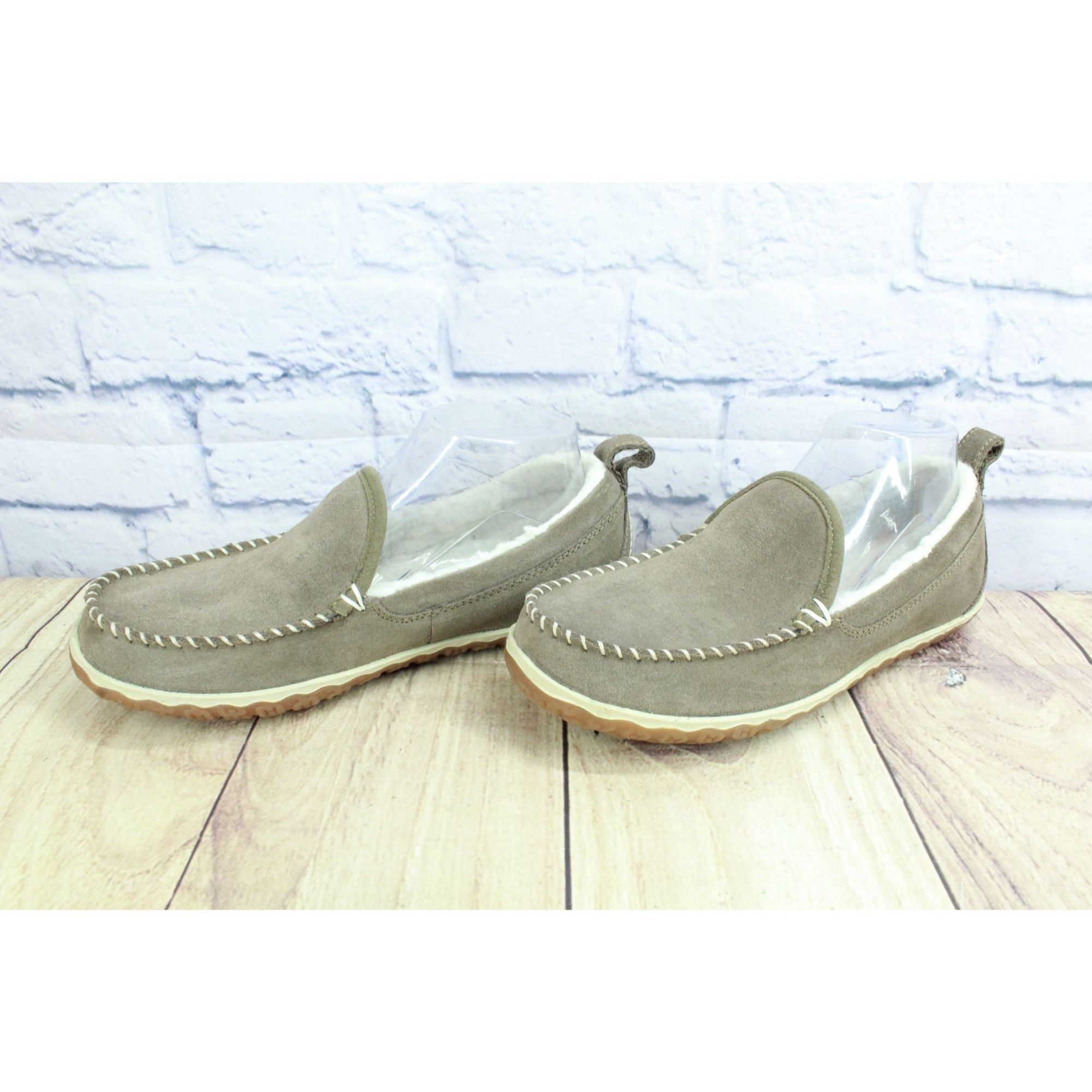 L.L. Bean LL Bean Dark Cement Fleece Lined Mountain Moccasins Size US 8 / IT 38 - 3 Thumbnail