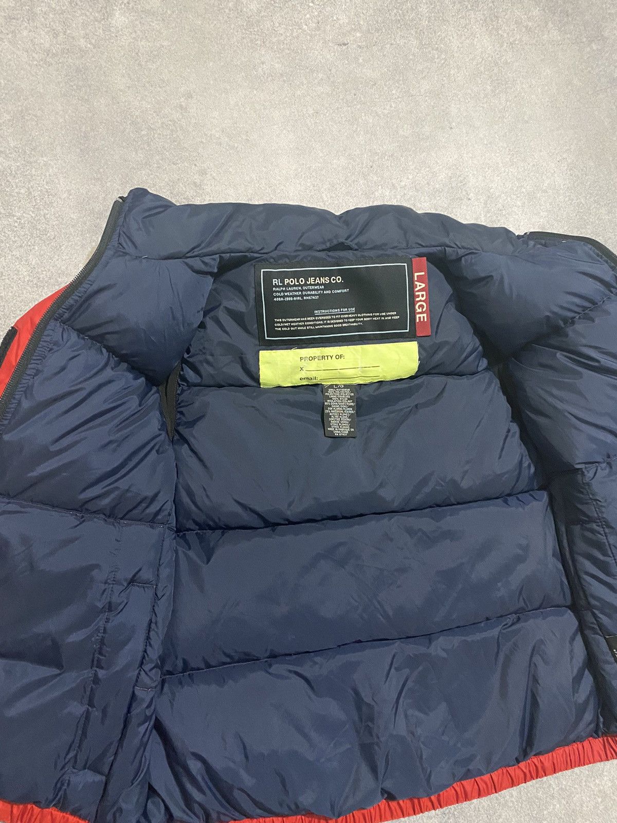 Polo Ralph Lauren × Vintage Ralph Lauren Polo Jeans Puffer Gilet Vest Women’s XS Size XS / US 0-2 / IT 36-38 - 6 Thumbnail
