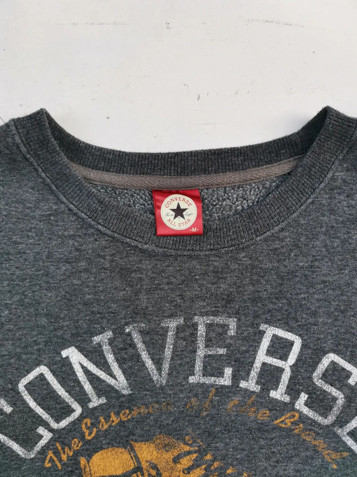 Converse Rare!!! Converse All Star Chuck Taylor Sweatshirt Size US M / EU 48-50 / 2 - 9 Thumbnail