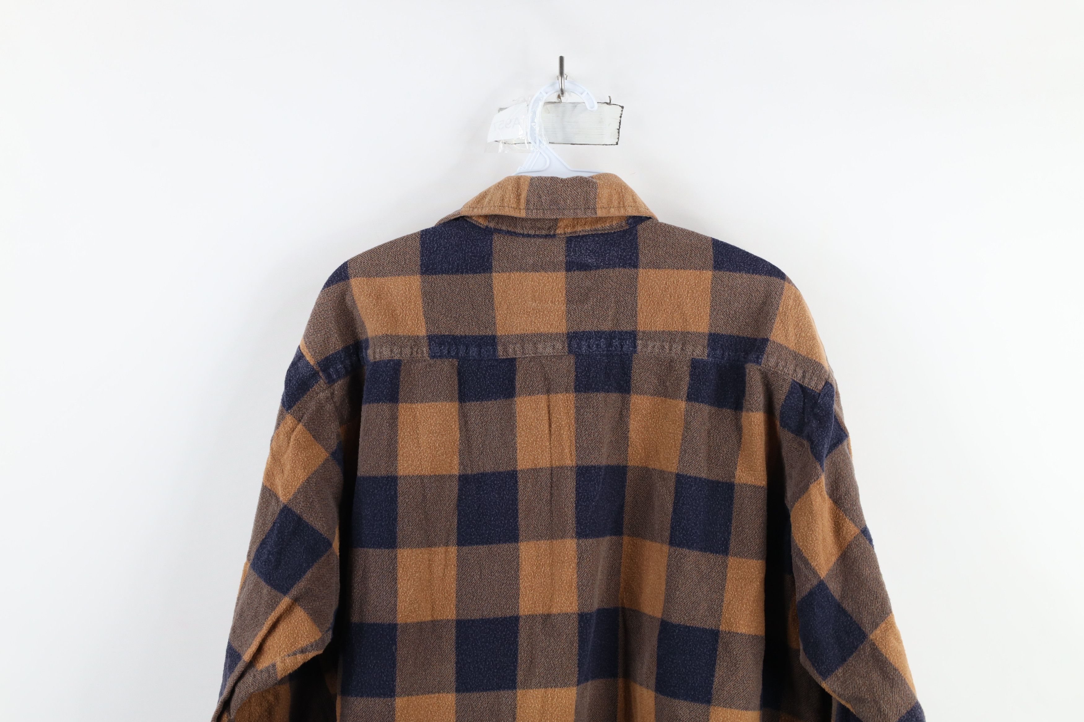 Vintage Vintage 90s Streetwear Flannel Collared Button Shirt Plaid Size US L / EU 52-54 / 3 - 13 Thumbnail