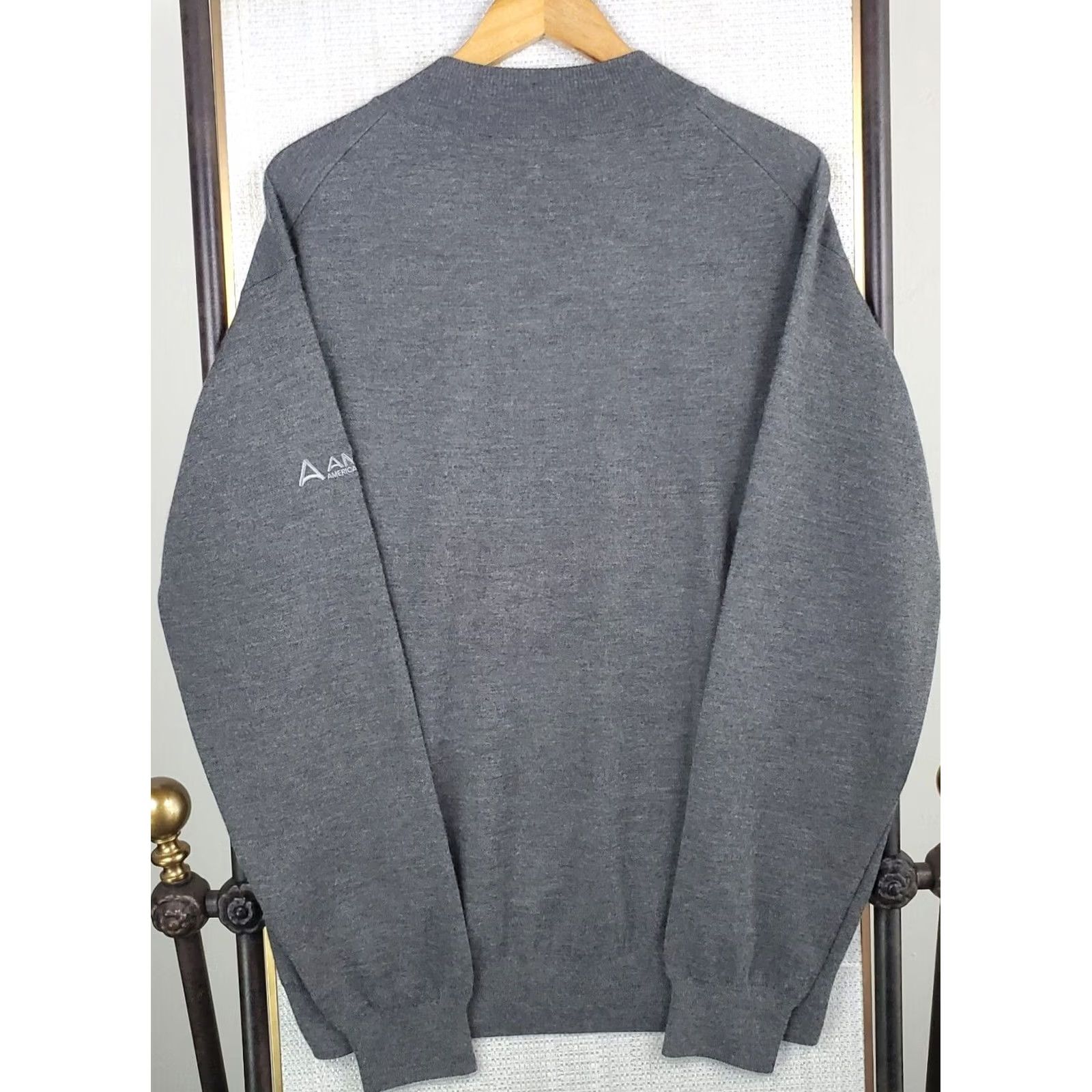 Peter Millar Peter Millar Sweater Pullover 1/4 Zip 2XL Mens Cashmere Silk Gray Crown Comfort Long Sleeve Size US XXL / EU 58 / 5 - 6 Thumbnail