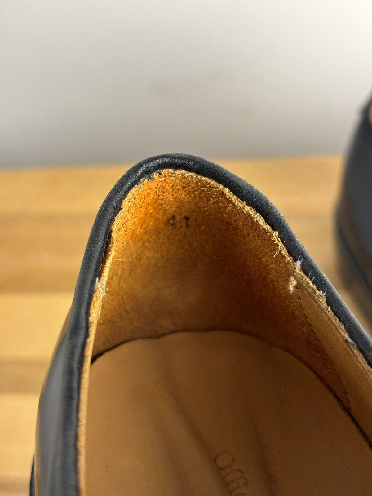 Officine Generale RRP 745$ Officine Generale Kim Polished Leather Derby Shoes Size US 8 / EU 41 - 14 Thumbnail