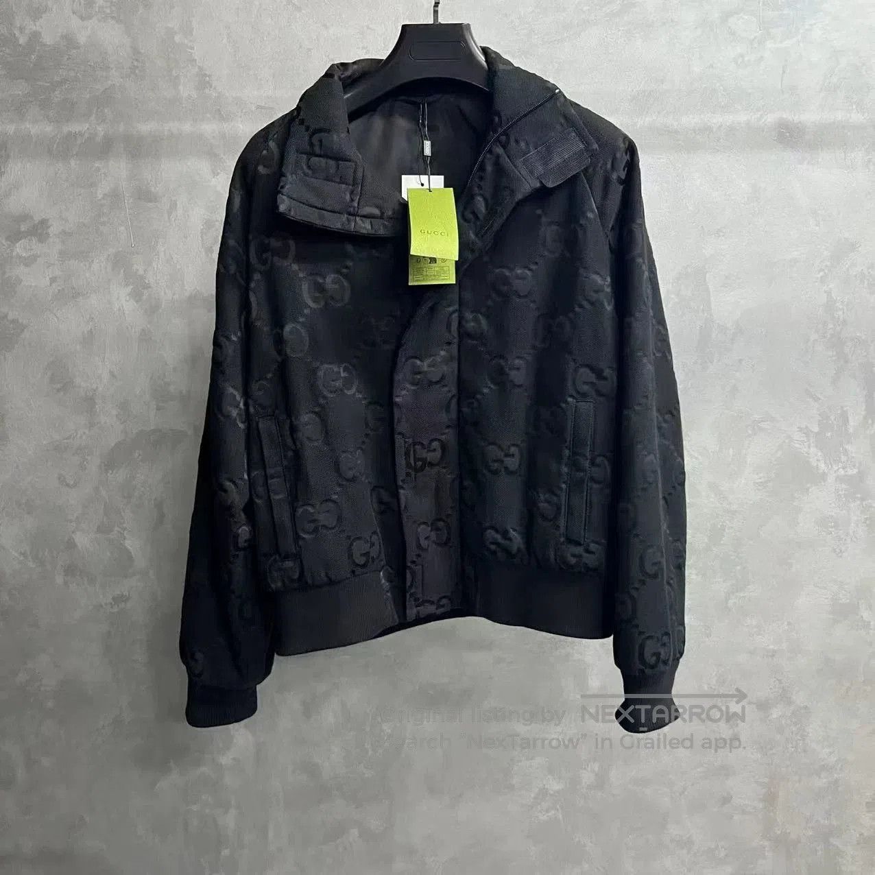 Gucci Gucci Black GG Logo Full Print Canvas Jacket. Size US M / EU 48-50 / 2 - 1 Thumbnail