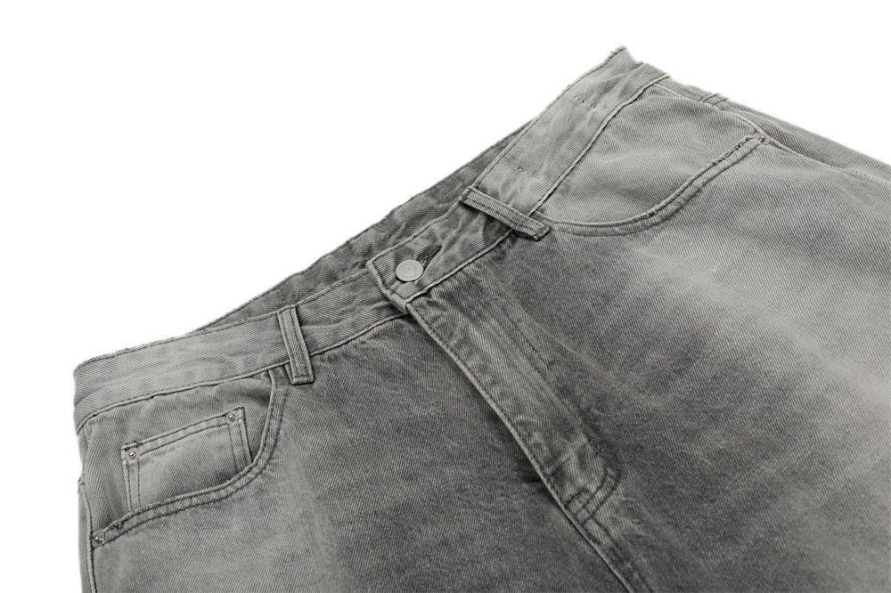 Japanese Brand × Jean Heavy washed punk distressed gradient jeans Size US 32 / EU 48 - 4 Thumbnail