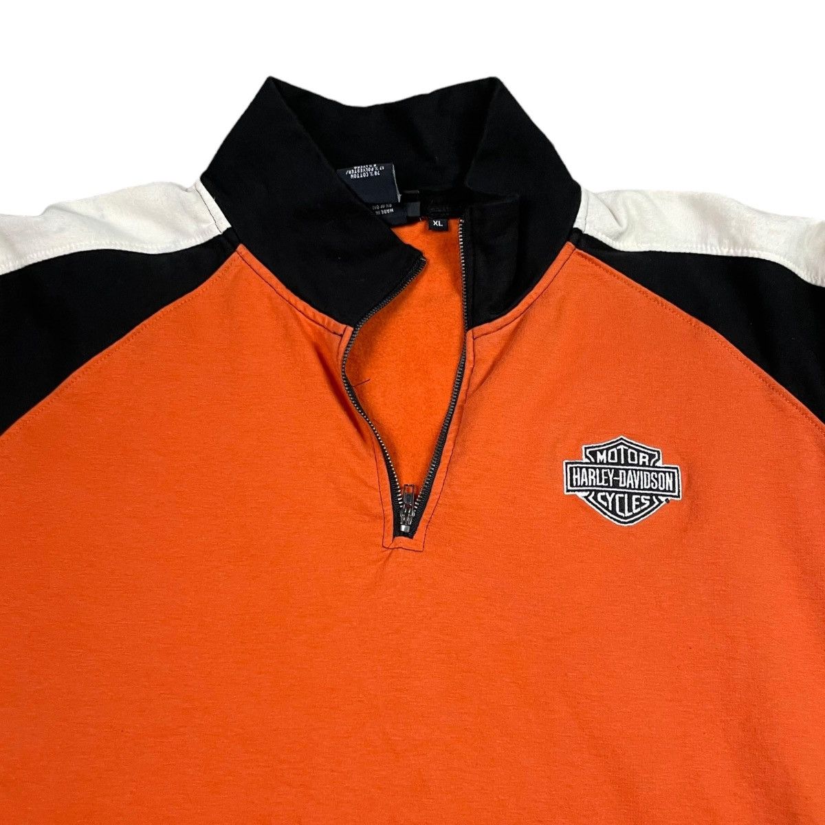 Harley Davidson Harley Davidson Sweater Womens XL Quarter Zip Y2K Stained Size XL / US 12-14 / IT 48-50 - 6 Thumbnail