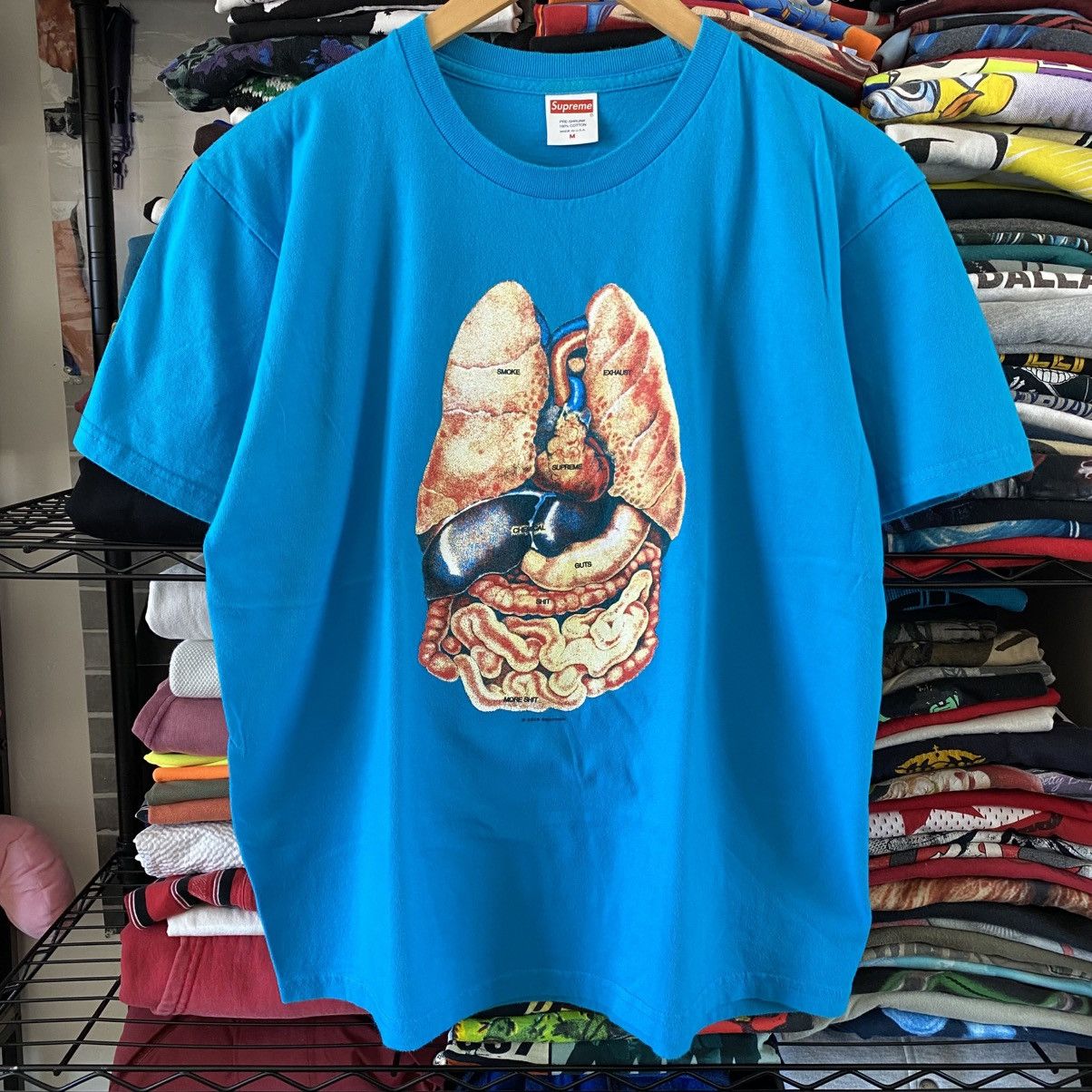 Supreme Supreme Guts T-Shirt Bright Blue 2018 Grunge Punk Y2K Size US M / EU 48-50 / 2 - 1 Thumbnail