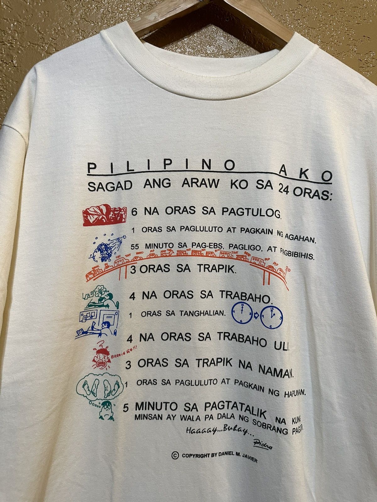4GSELLER × Vintage Vintage Philippines Day In My Life T Shirt XL Humor Funny Size US XL / EU 56 / 4 - 1 Thumbnail