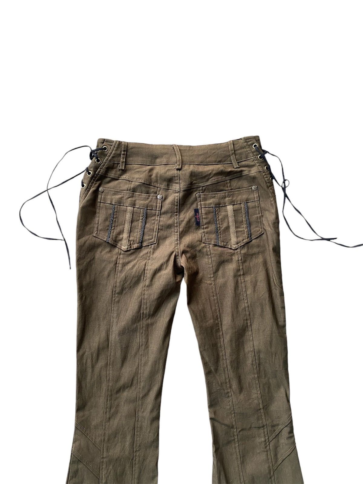 Other Ozz croce laces up flared pants Size US 29 - 7 Thumbnail