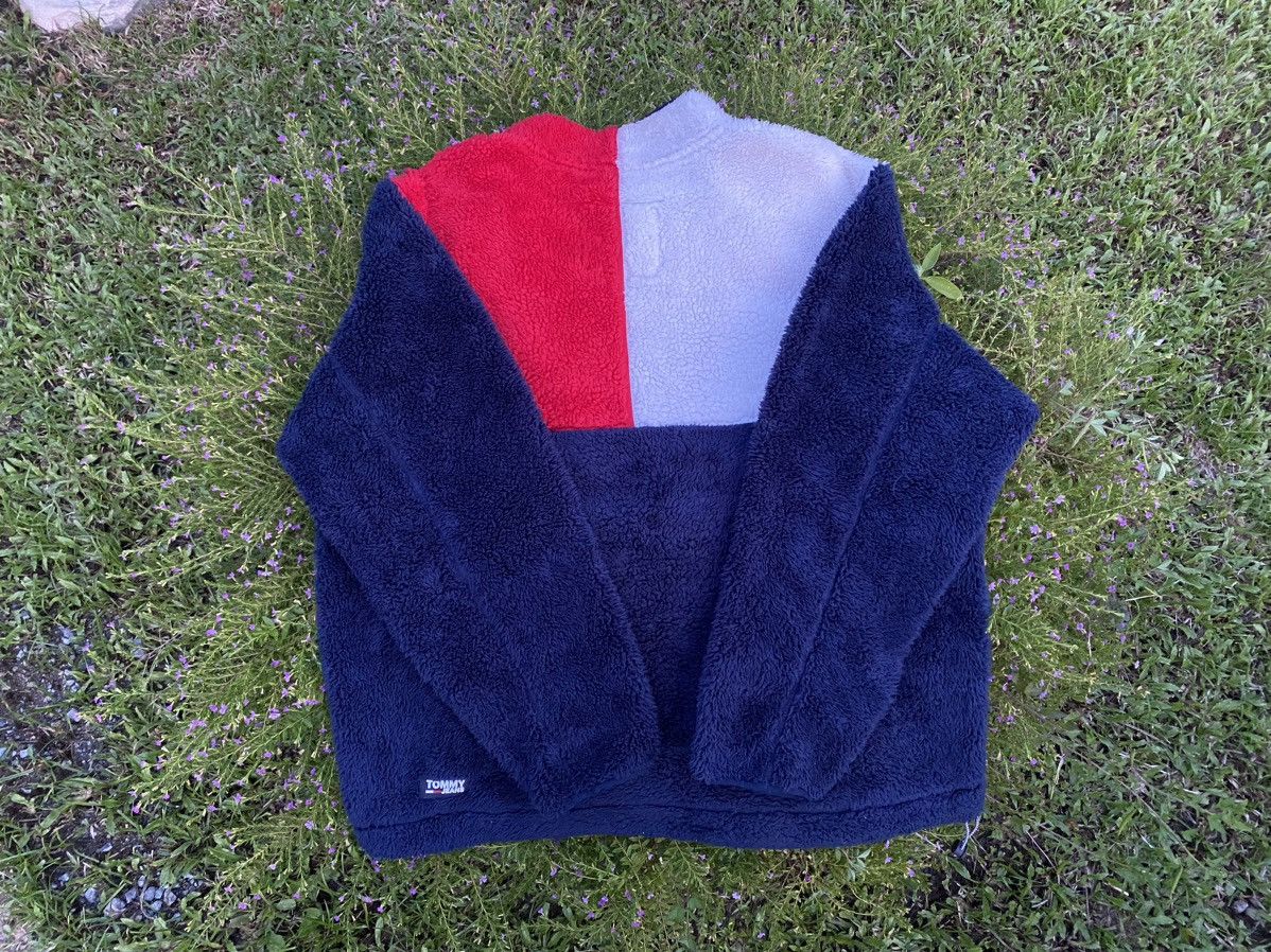 Tommy Hilfiger Tommy Hilfiger Anorak Halfzip Deep Pile Fleece Size US XL / EU 56 / 4 - 6 Thumbnail