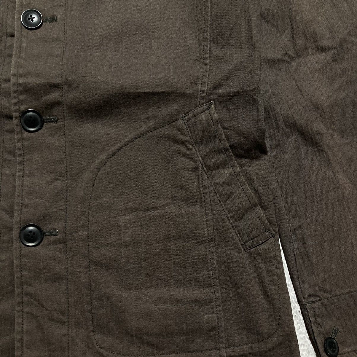 Michel Klein Vintage Michel Klein Homme Paris Coated Jacket Brown Luxury Size US L / EU 52-54 / 3 - 8 Thumbnail