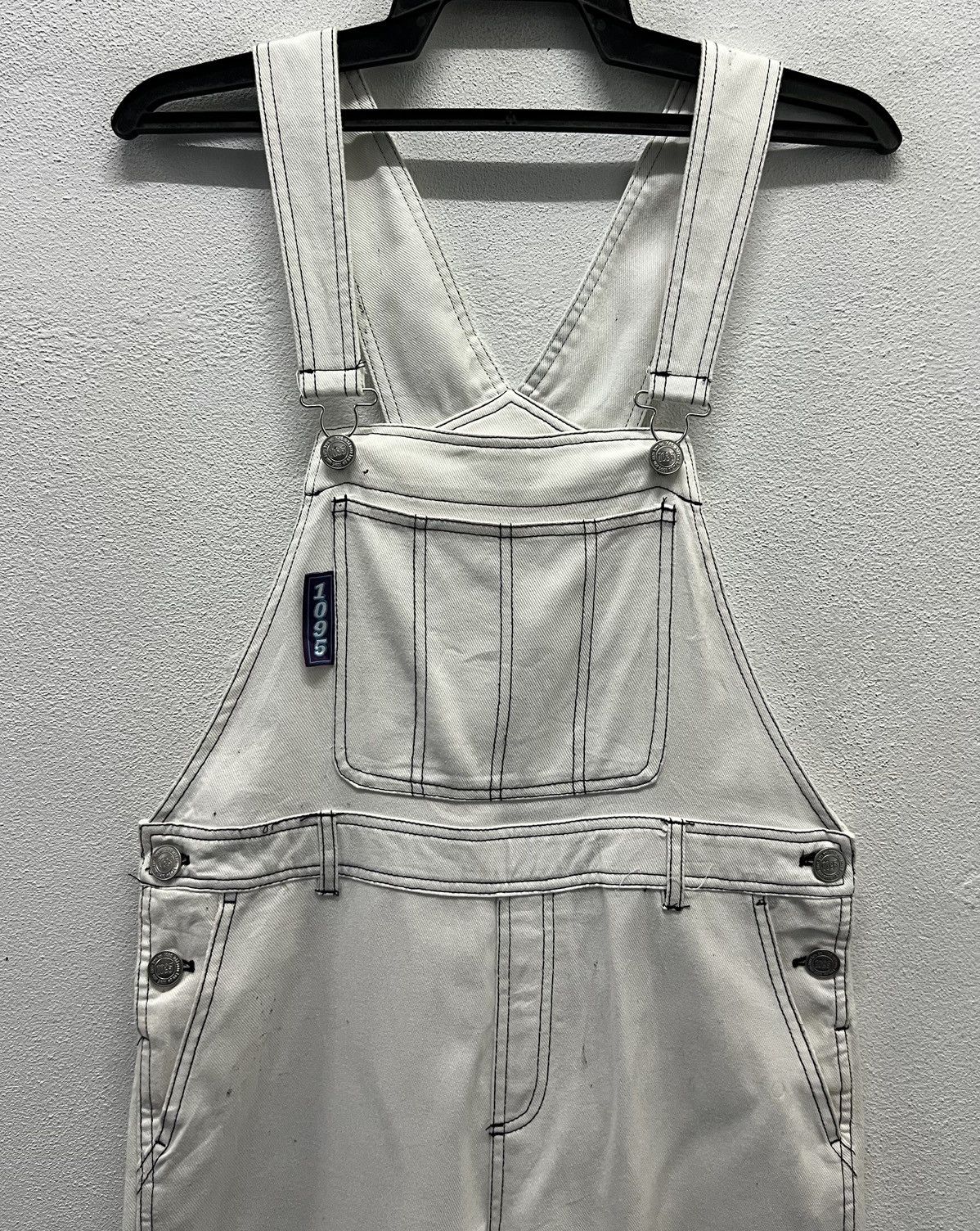 Other VINTAGE 1095 WHITE OVERALLS Size US 34 / EU 50 - 3 Thumbnail