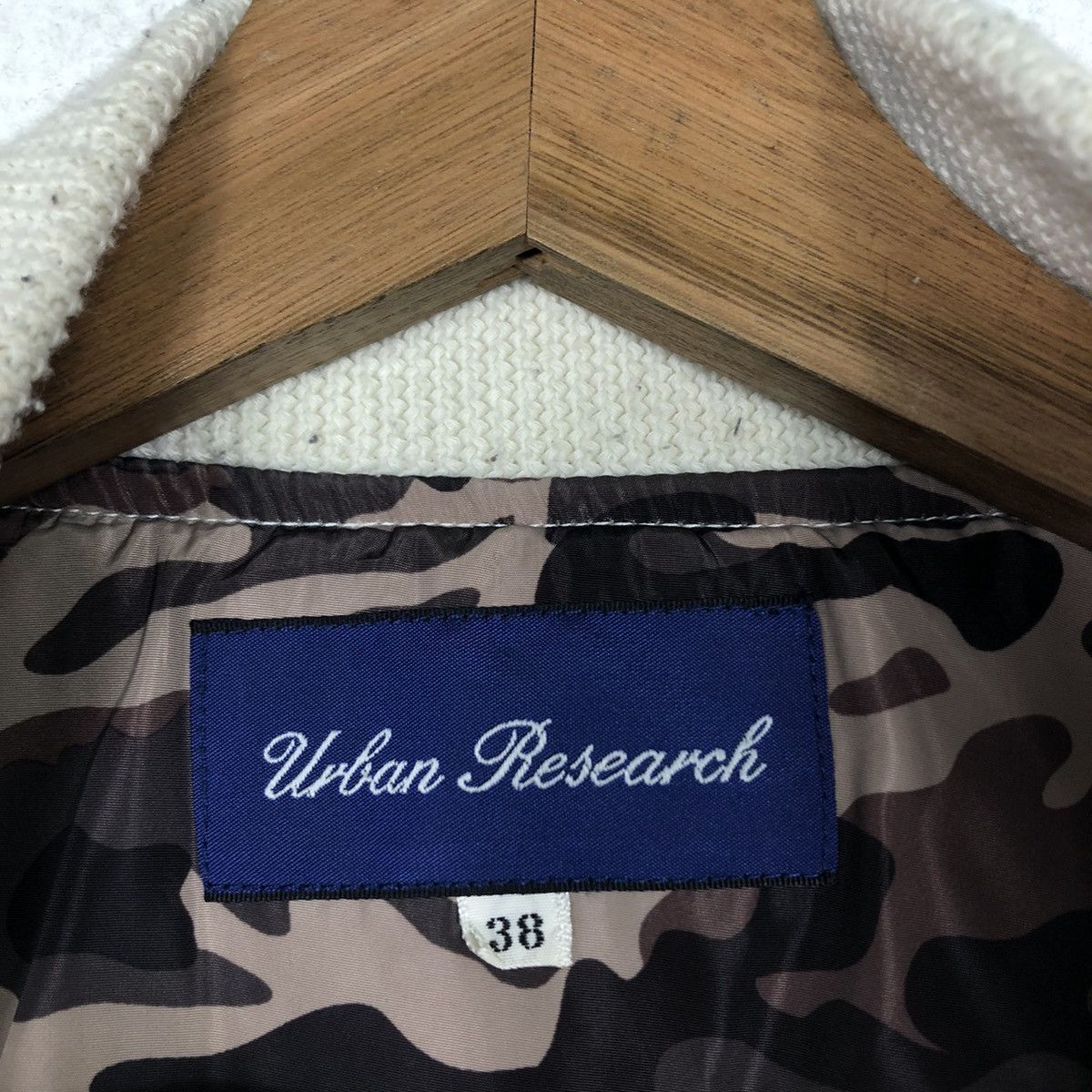 Japanese Brand 📌Rich White Vtg Bomber Jacket Urban Research Issey Miyake Size US M / EU 48-50 / 2 - 19 Thumbnail