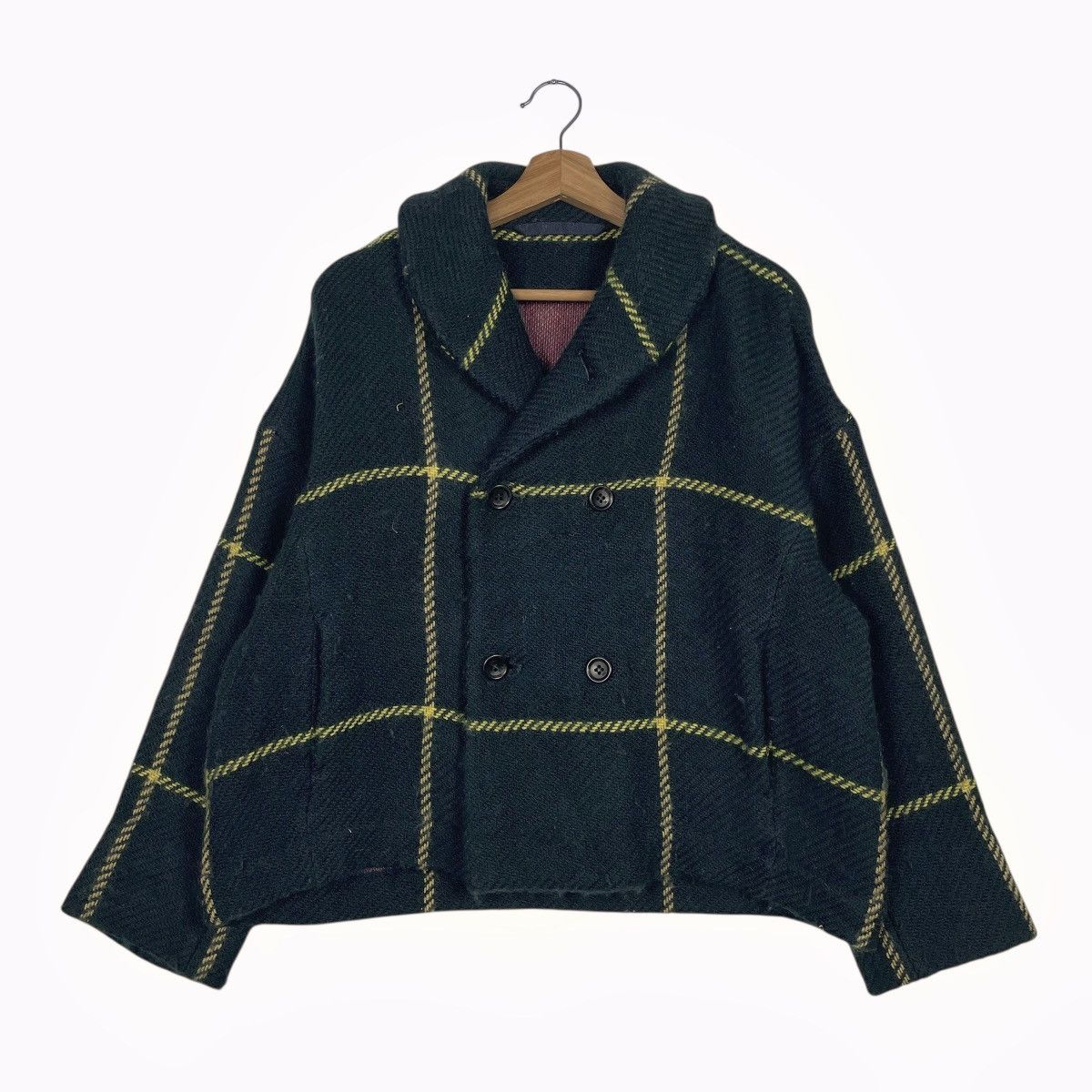 45rpm 45rpm Studio Double Breasted Tartan Wool Jacket Size US M / EU 48-50 / 2 - 1 Thumbnail
