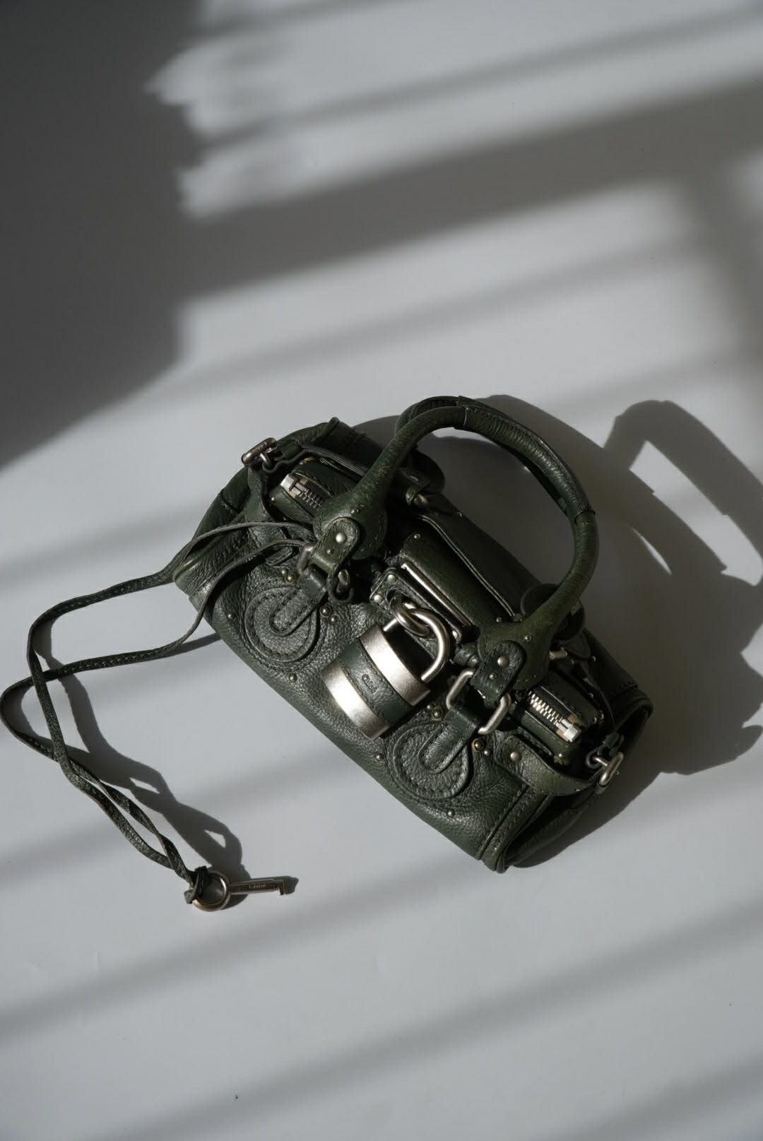 Chloe Chloé Green Leather Paddington Mini Satchel Size ONE SIZE - 1 Thumbnail