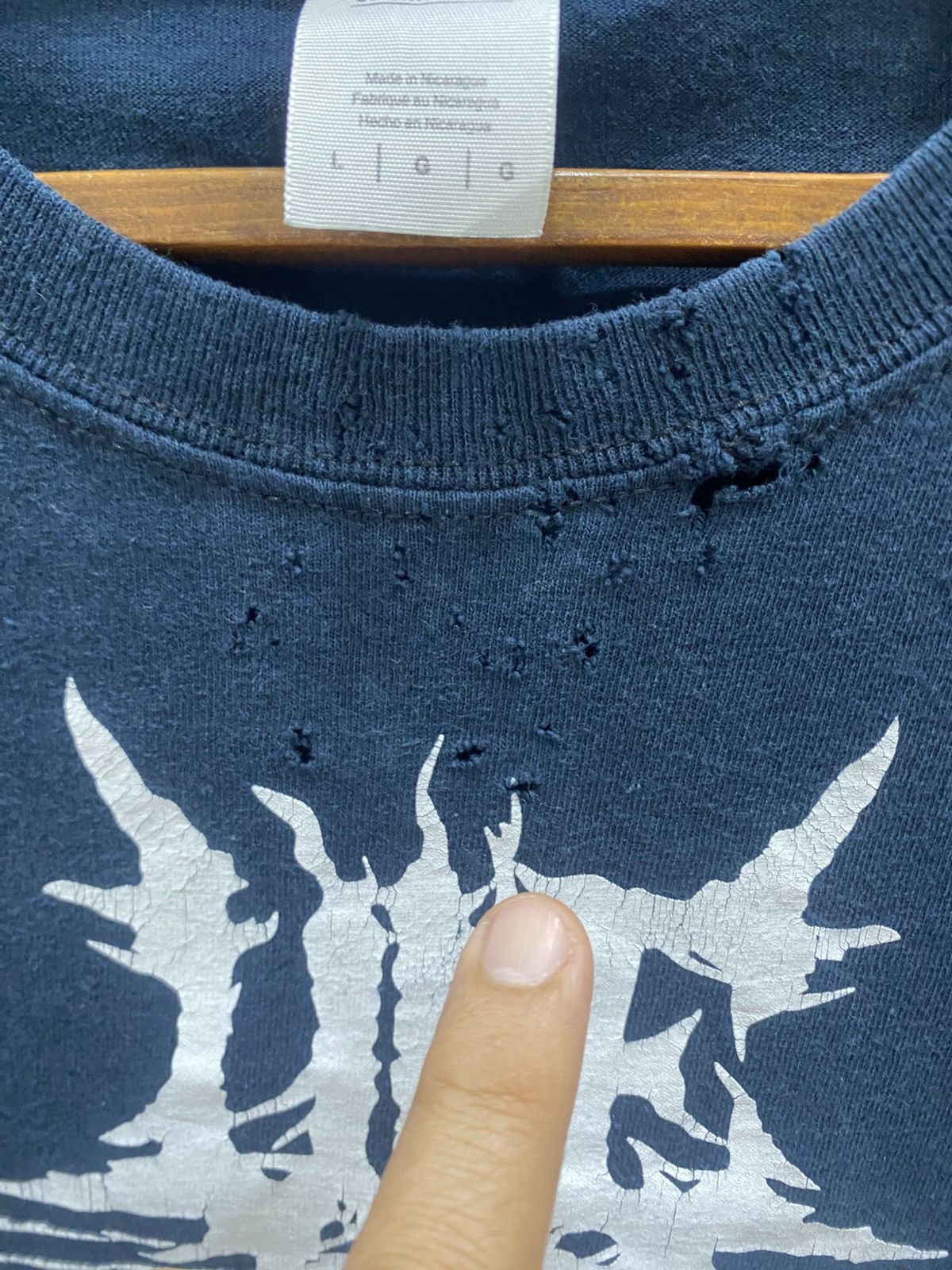 Band Tees DISTRESSED THE RATS BAND TEES Size US L / EU 52-54 / 3 - 11 Thumbnail