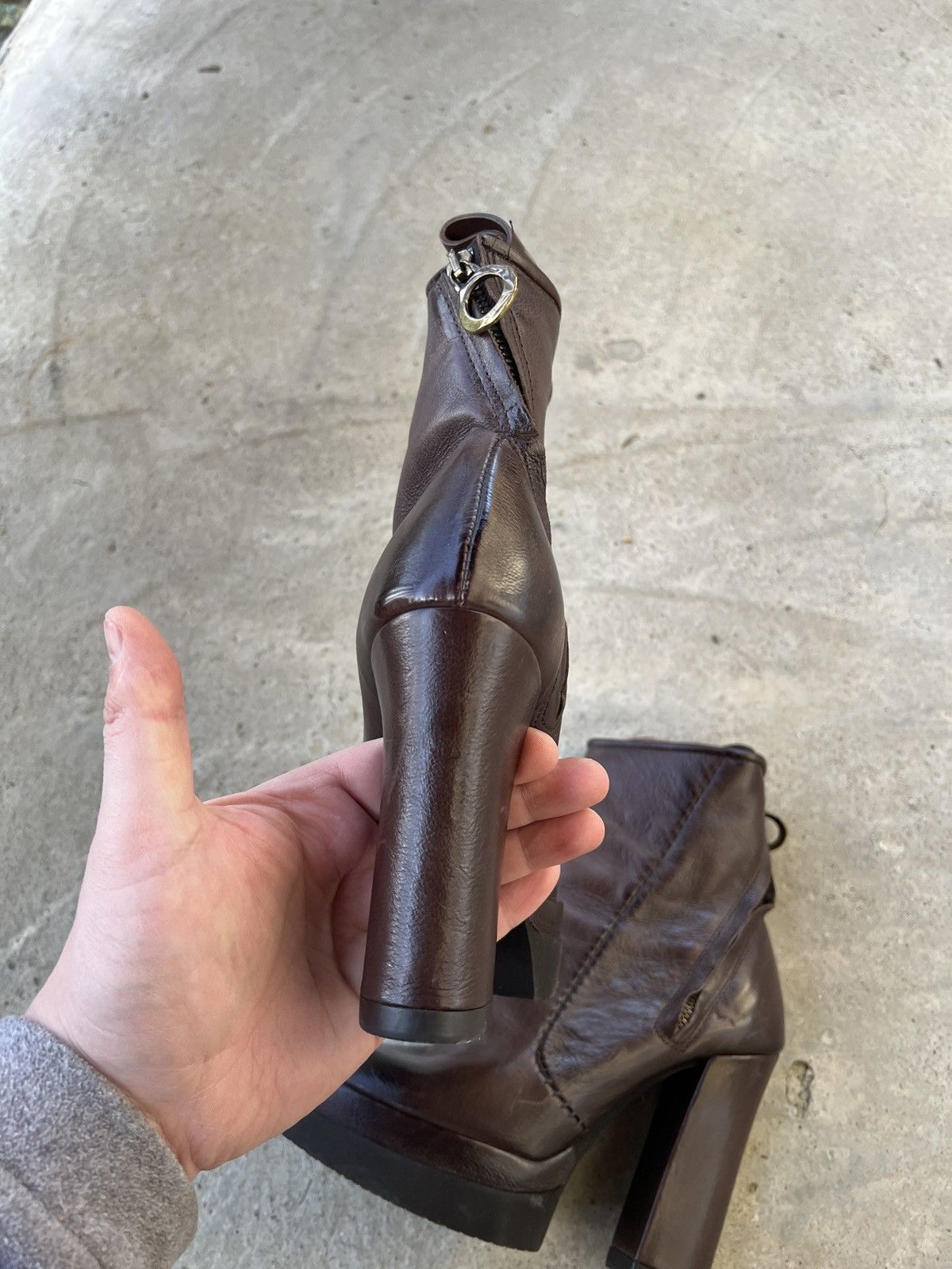 A.S.98 A.S.98 Leather Boots Size US 7 / IT 37 - 3 Thumbnail