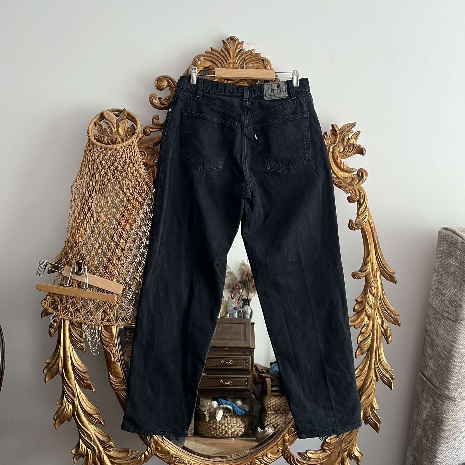 Levi's Vintage 90s Levi’s Silvertab faded black distressed Size US 32 / EU 48 - 2 Thumbnail