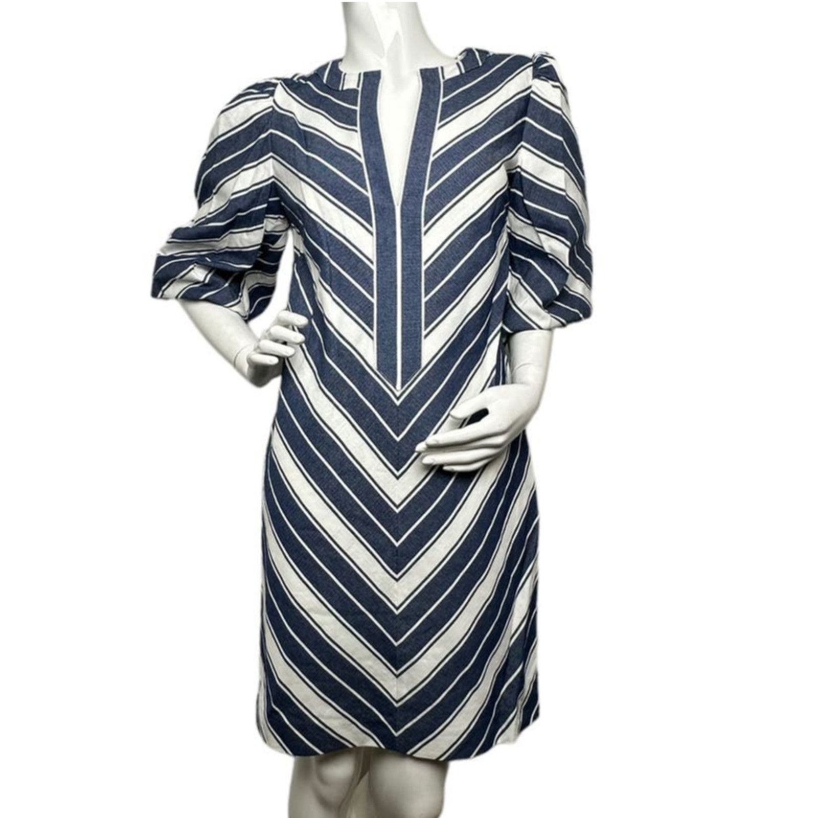 Kate Spade Kate Spade Stripe Double Cloth Mainline Dress XL Sailboat Size XL / US 12-14 / IT 48-50 - 5 Thumbnail