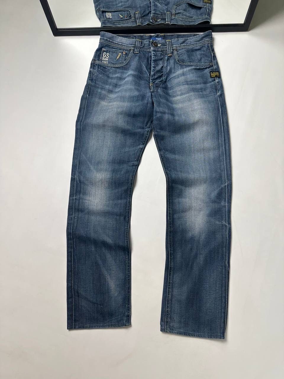 G-Star Vintage G Star Raw Demin Washed Jean Japanese Y2k Size US 30 / EU 46 - 1 Thumbnail