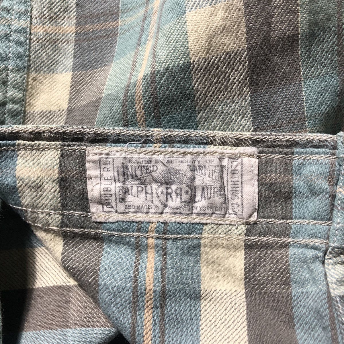RRL Ralph Lauren RRL Ralph Lauren Western Plaid L/S Shirt Size US XS / EU 42 / 0 - 6 Thumbnail