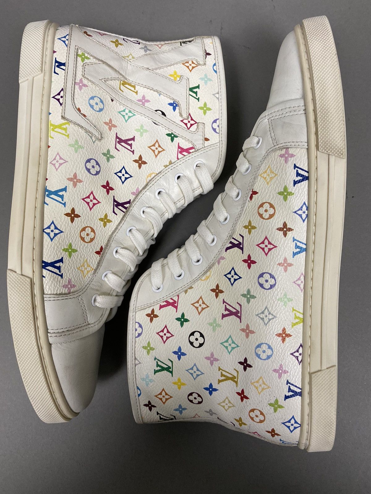 Louis Vuitton × Takashi Murakami Louis Vuitton x Takashi Murakami high top sneakers Size US 7 / IT 37 - 5 Thumbnail