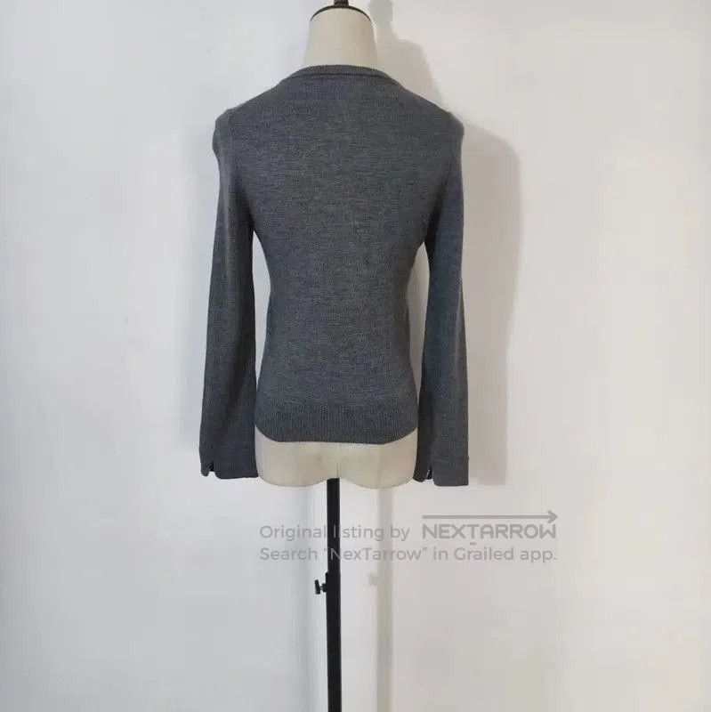 Burberry Burberry Gray Wool Long Sleeve Cardigan for Women. Size M / US 6-8 / IT 42-44 - 5 Thumbnail
