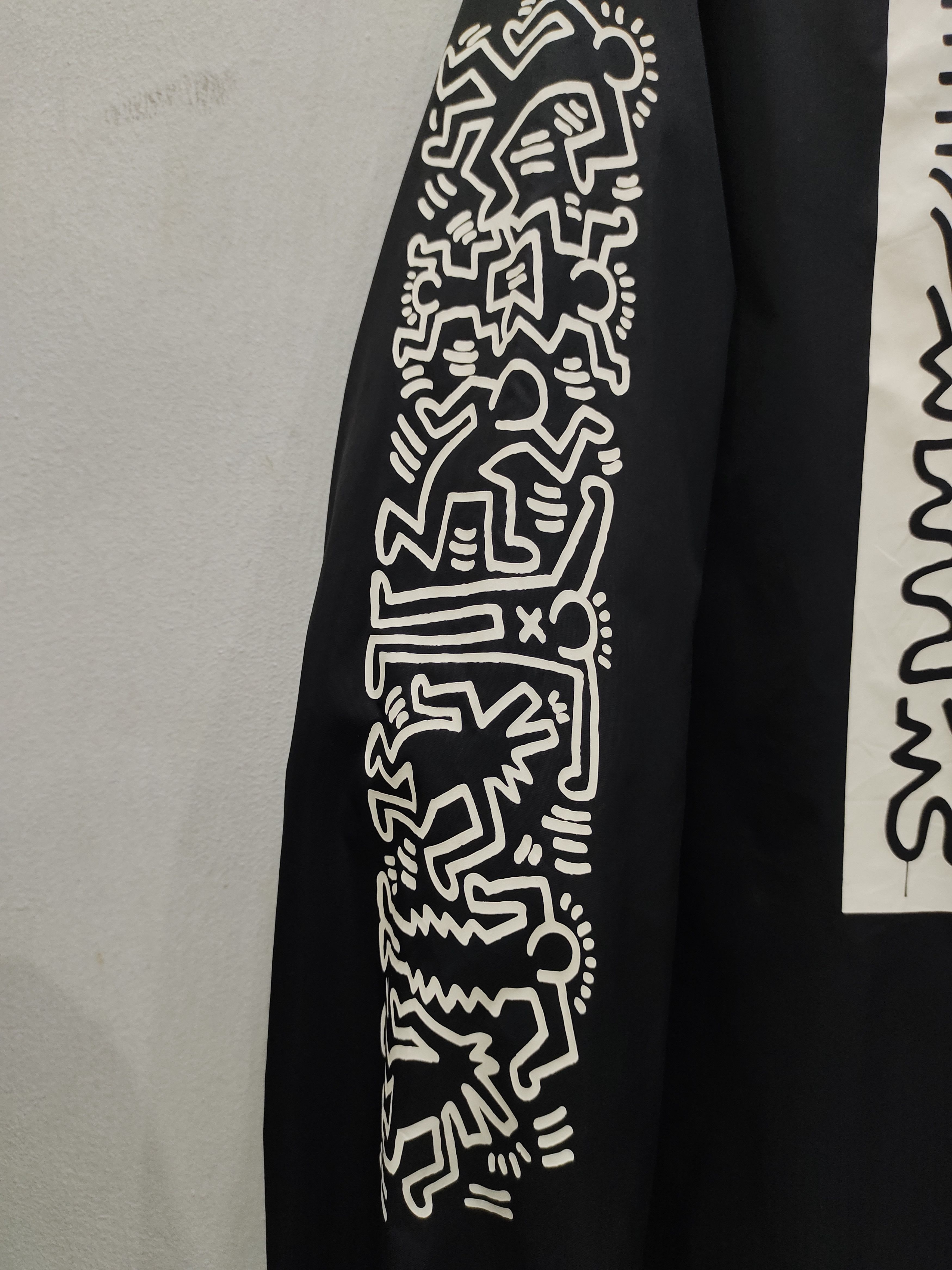Designer × Keith Haring Keith Haring x Ships Jet Blue Coach Jacket Size US L / EU 52-54 / 3 - 4 Thumbnail