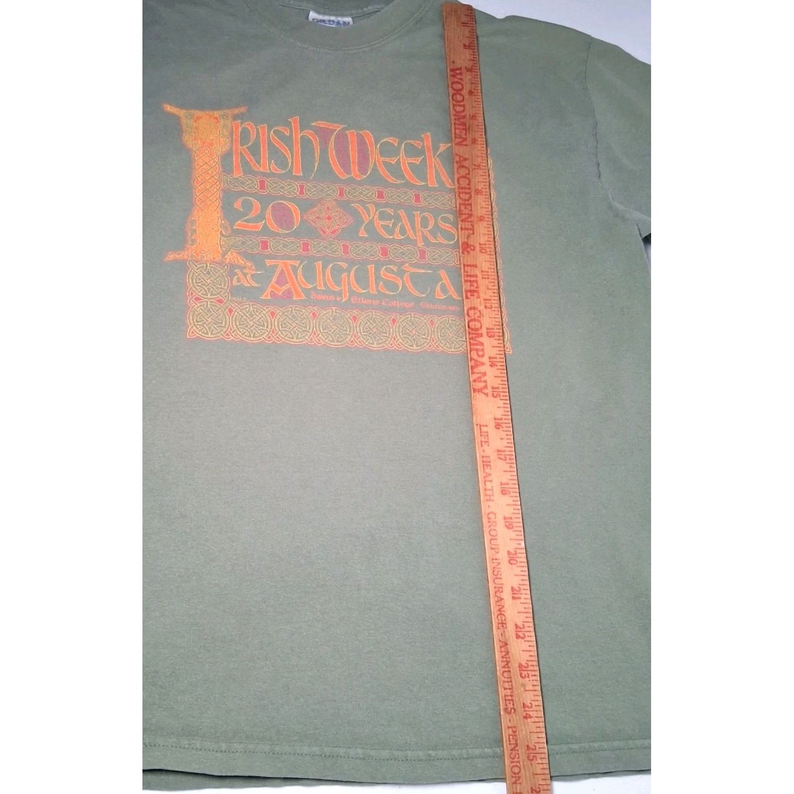 Vintage AND Augusta Irish Week Shirt L Green 20 Years Celtic Music Davis And Elkins College WV Graphic T-Shirt Mens Vintage Size US L / EU 52-54 / 3 - 7 Thumbnail