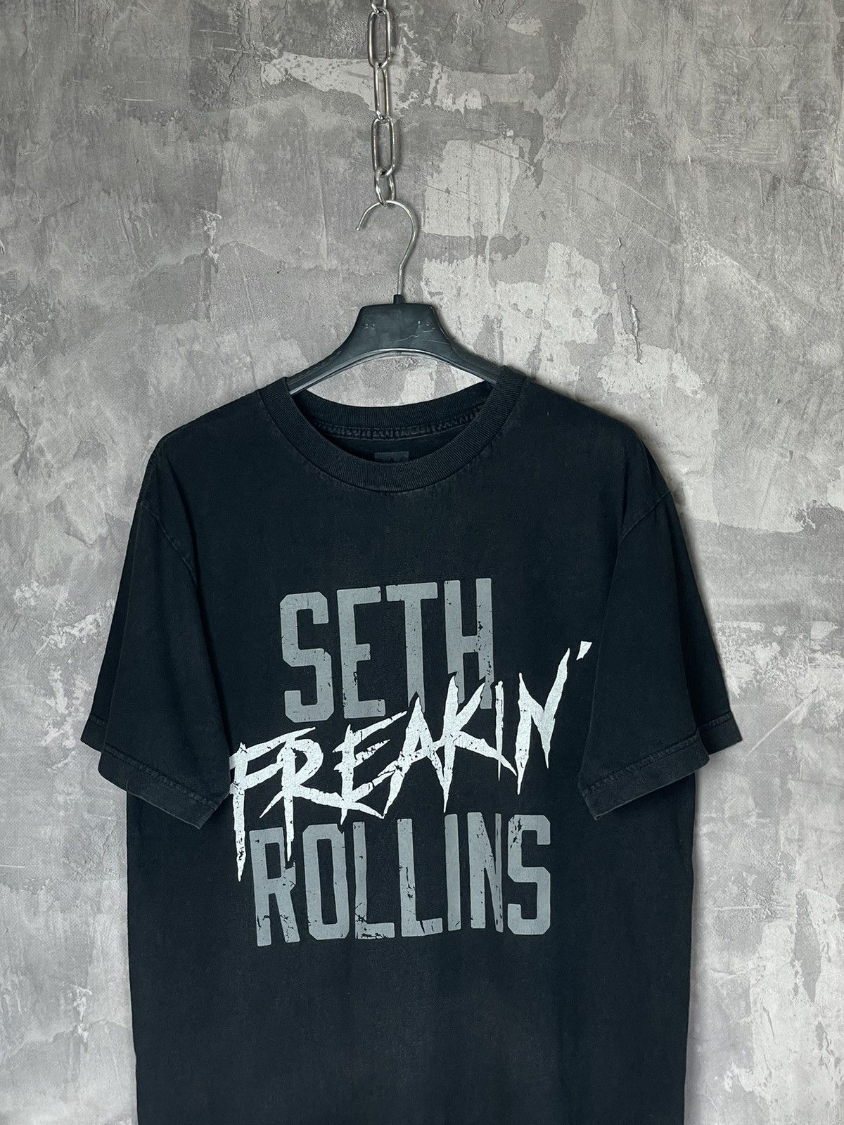 Band Tees × Vintage × WWE Mens WWE Seth Freakin' Rollins T Shirt Black Size M Medium Size US M / EU 48-50 / 2 - 3 Thumbnail