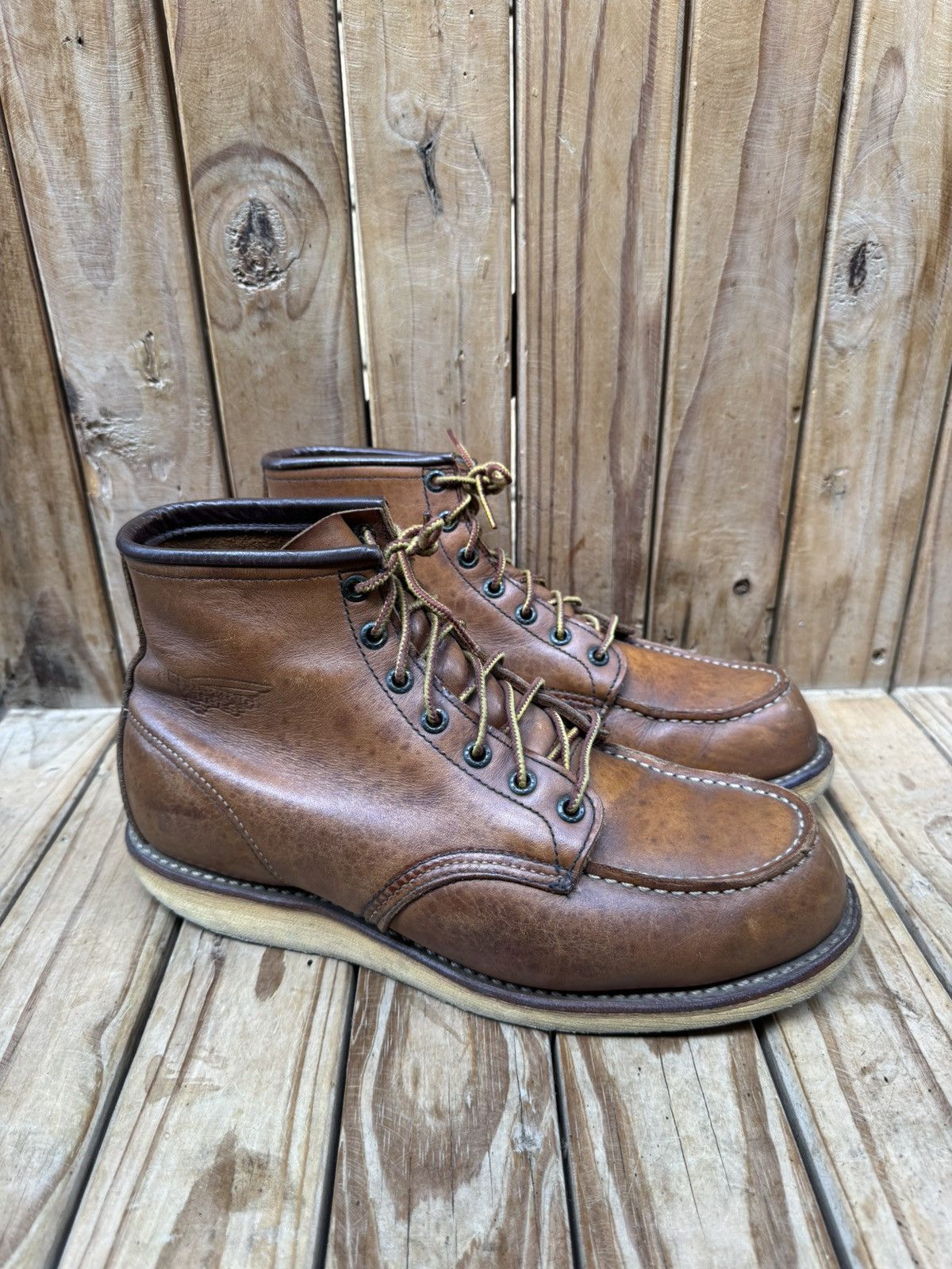 Red Wing Red wing 875 brown Moc Toe Leather boots sz UK 8 US 9 E Size US 9 / EU 42 - 2 Thumbnail