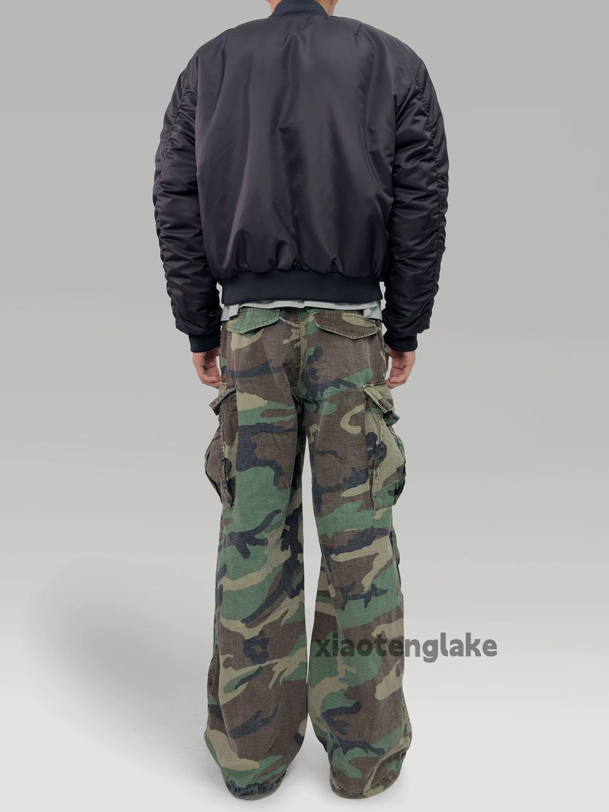 Designer × Japanese Brand × Vintage washed faded cleanfit skate hiphop camo cargo pants Size US 28 / EU 44 - 2 Thumbnail