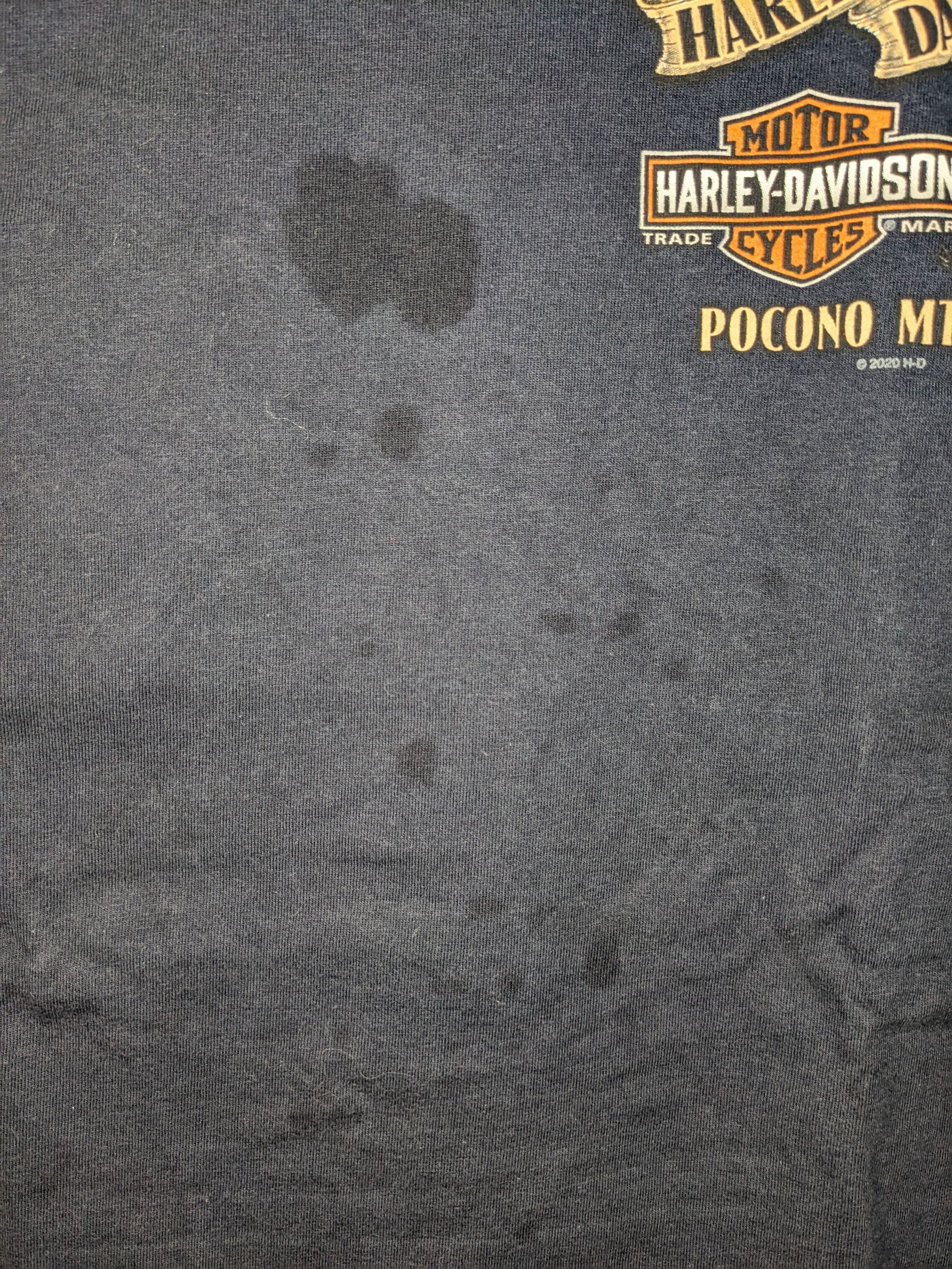 Harley Davidson × Vintage Harley Davidson Motorcycle Pocono Mountains T-Shirt Size US XXL / EU 58 / 5 - 8 Thumbnail