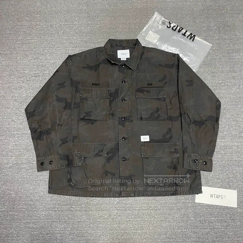 Wtaps Wtaps Camouflage water-washed four-pocket jacket Size US XL / EU 56 / 4 - 1 Thumbnail